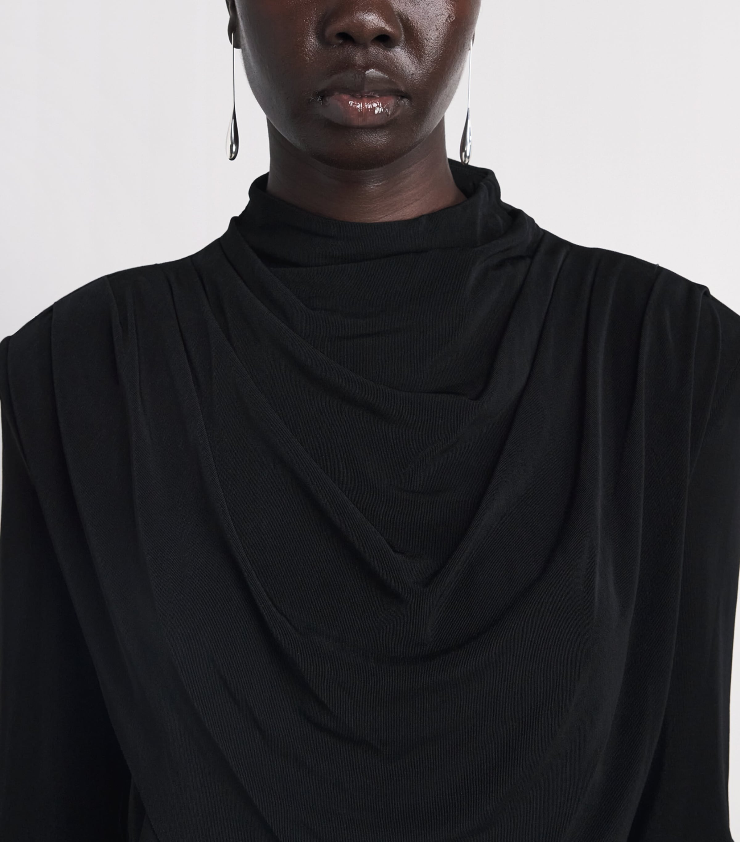 CAMILLA AND MARC Womens Long-Sleeve Katerina Top Dblk Black Image 3