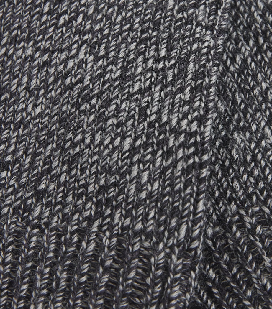 Marble Cloud Socks 3000 BLACK Image 2