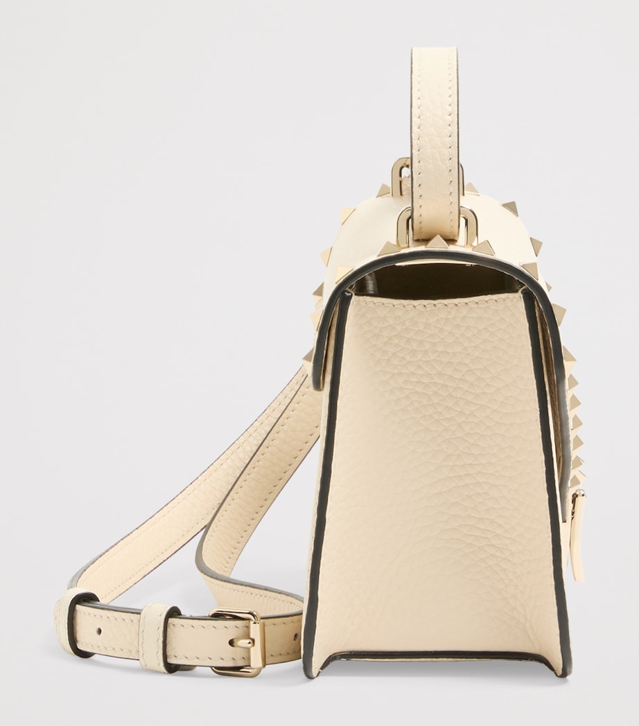 Valentino Garavani Small Leather Rockstud Shoulder Bag Image 4