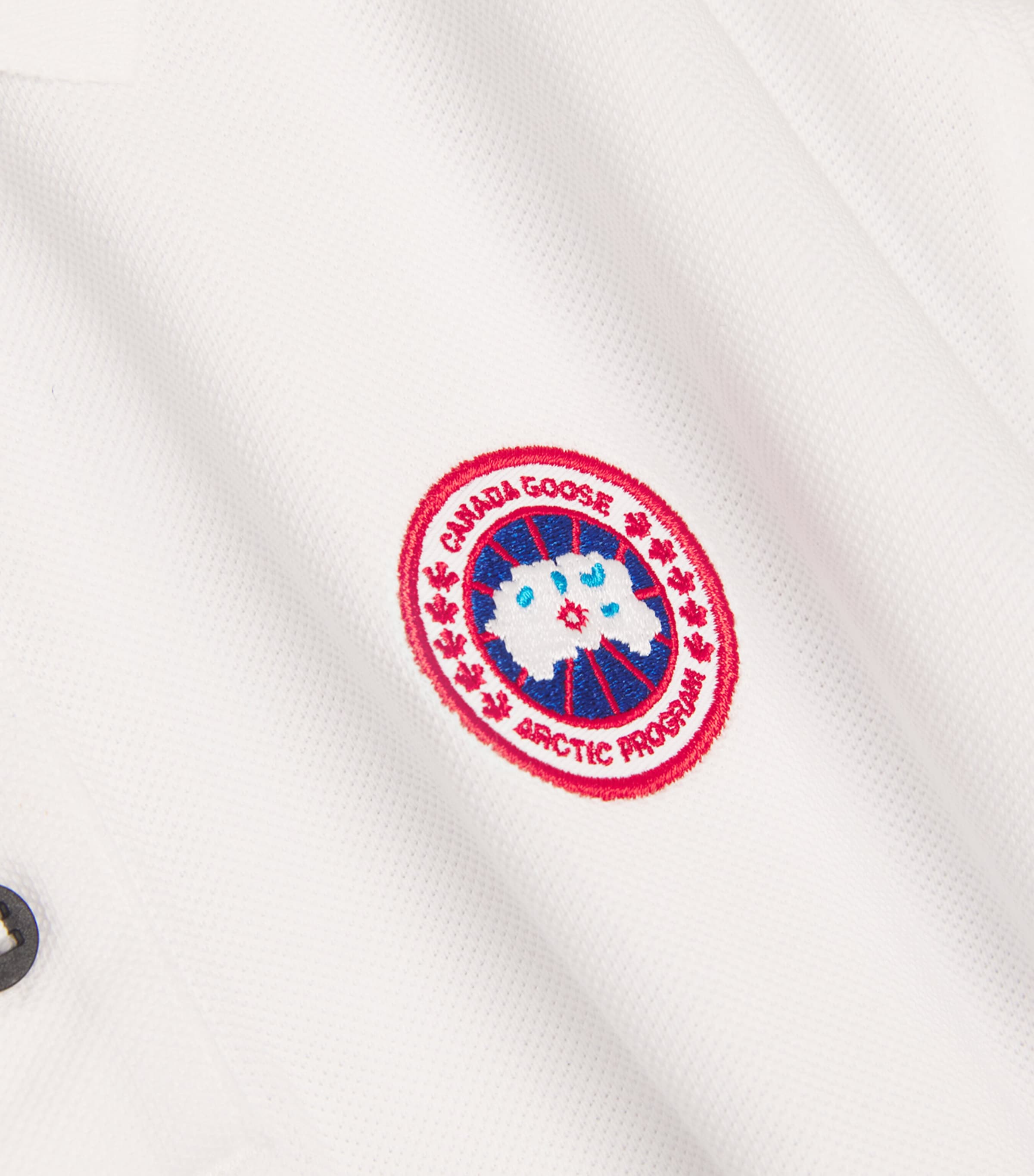 Canada Goose Mens Cotton Logo Beckley Polo Shirt Image 5