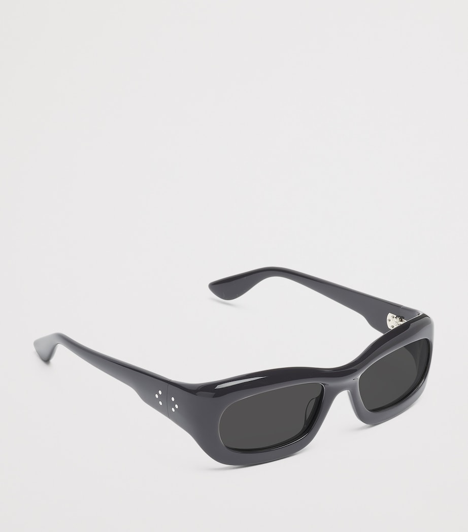 Acetate Ghaib Sunglasses BLACK Image 3