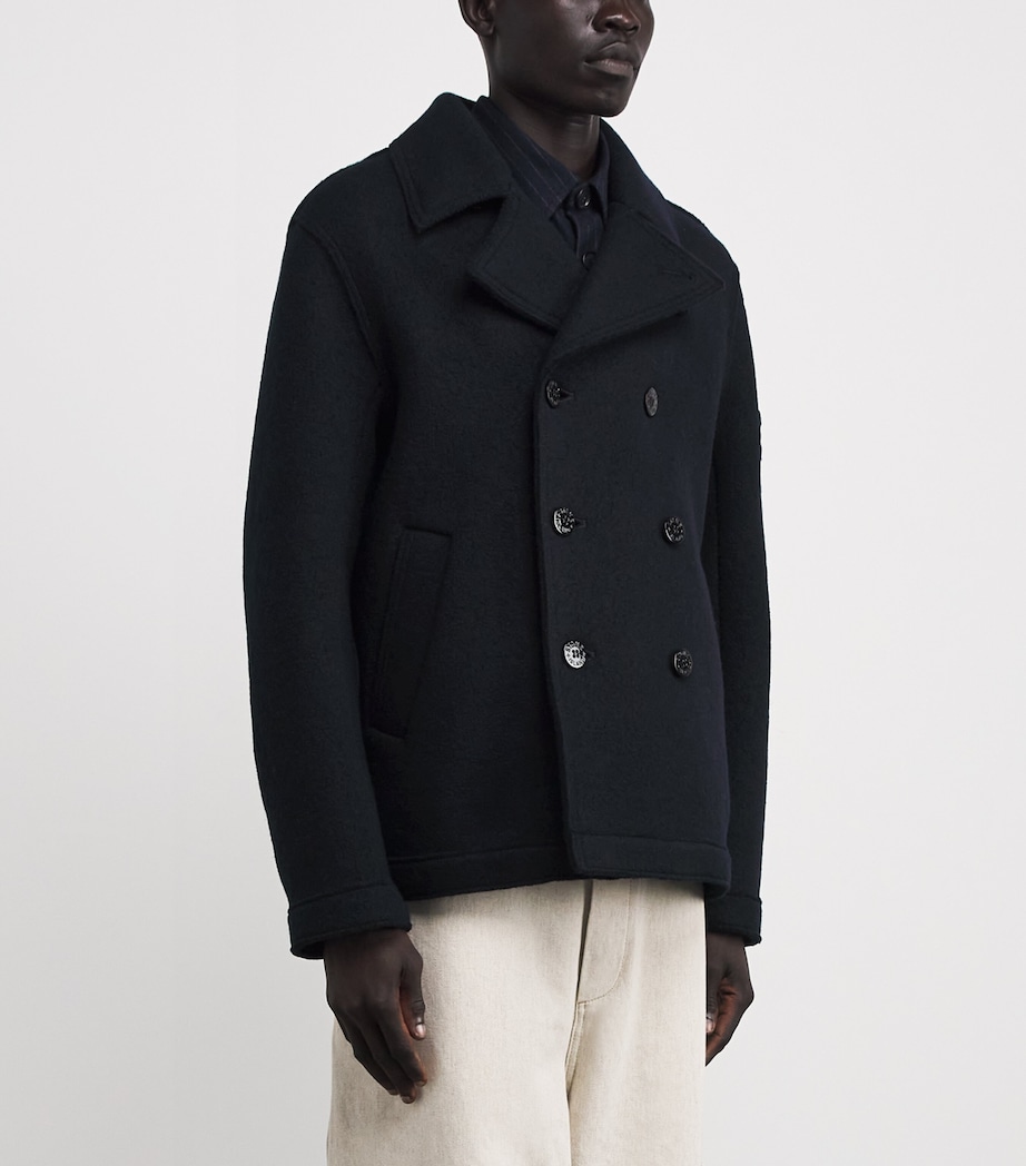 Wool Felted Compass Pea Coat V0020 Image 3