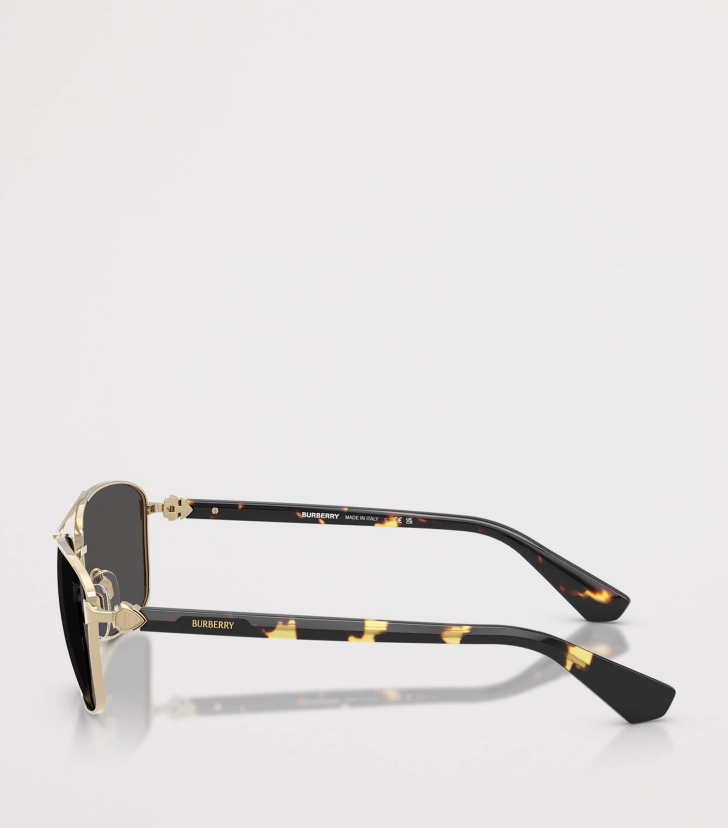 Burberry Metal Pilot Sunglasses Image 3