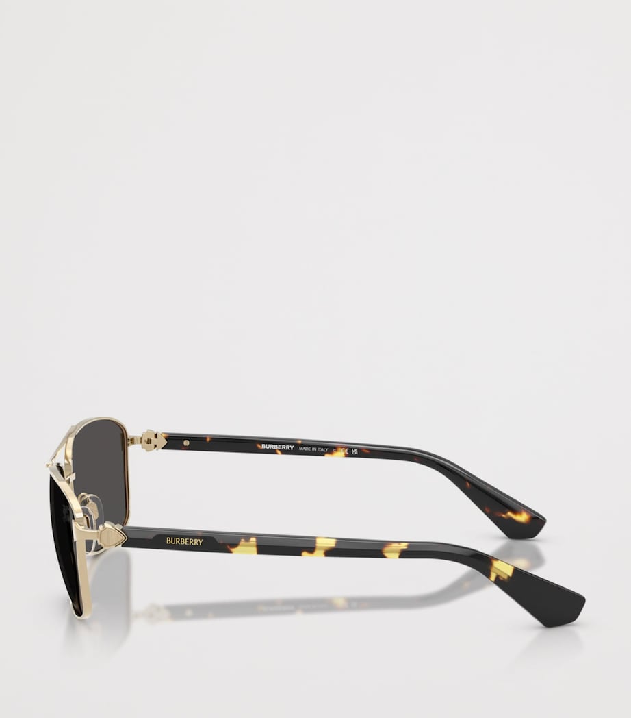 Burberry Metal Pilot Sunglasses Image 3