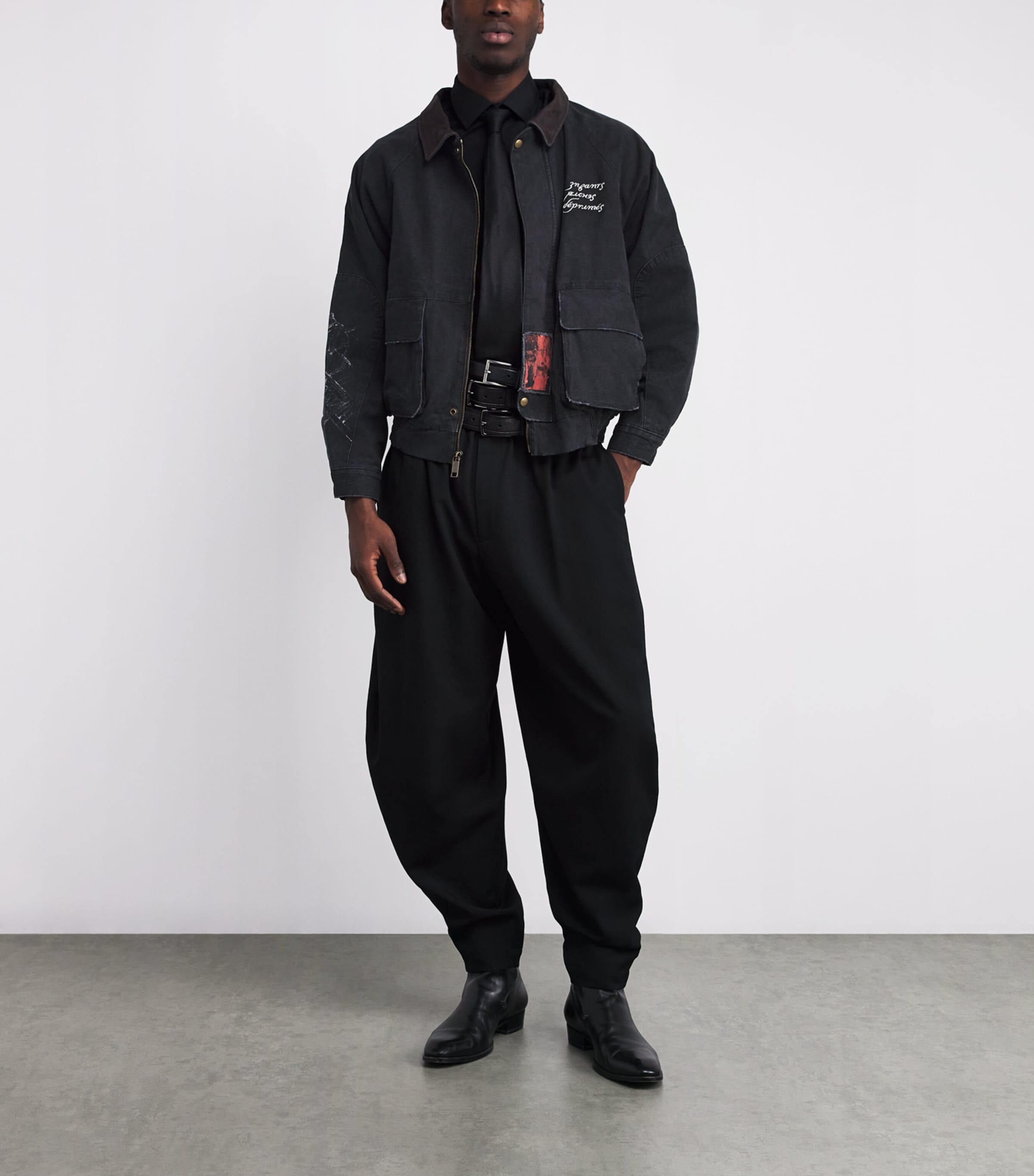 Cotton Constructivist Hunting Jacket FADED BLACK Image 2