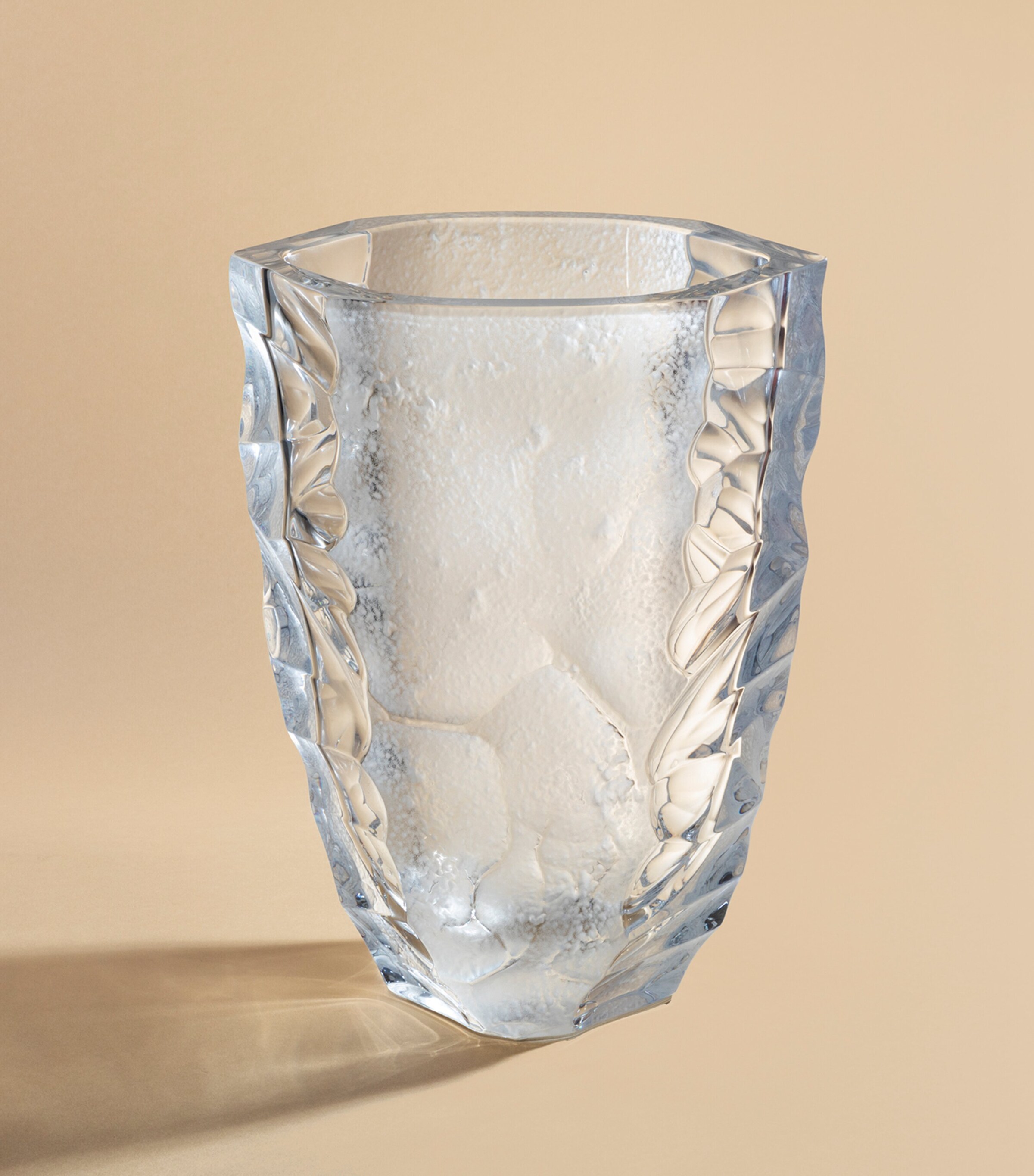 Large Crystal Silex Vase (14cm) INCOLORE Image 2