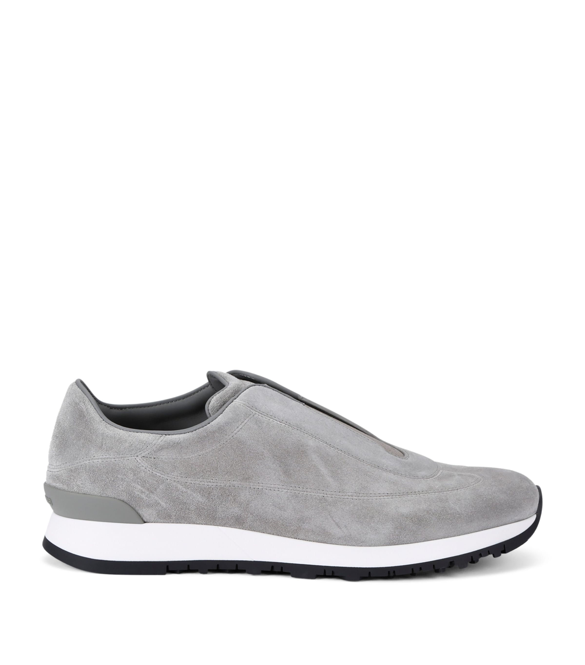 Suede Lift Slip-On Sneakers GREY/DARK Image 1