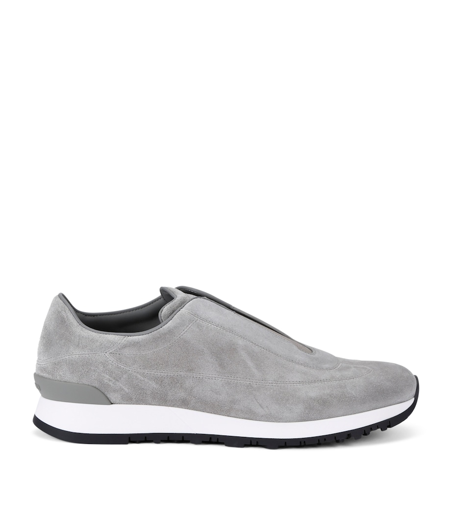Suede Lift Slip-On Sneakers GREY/DARK Image 1