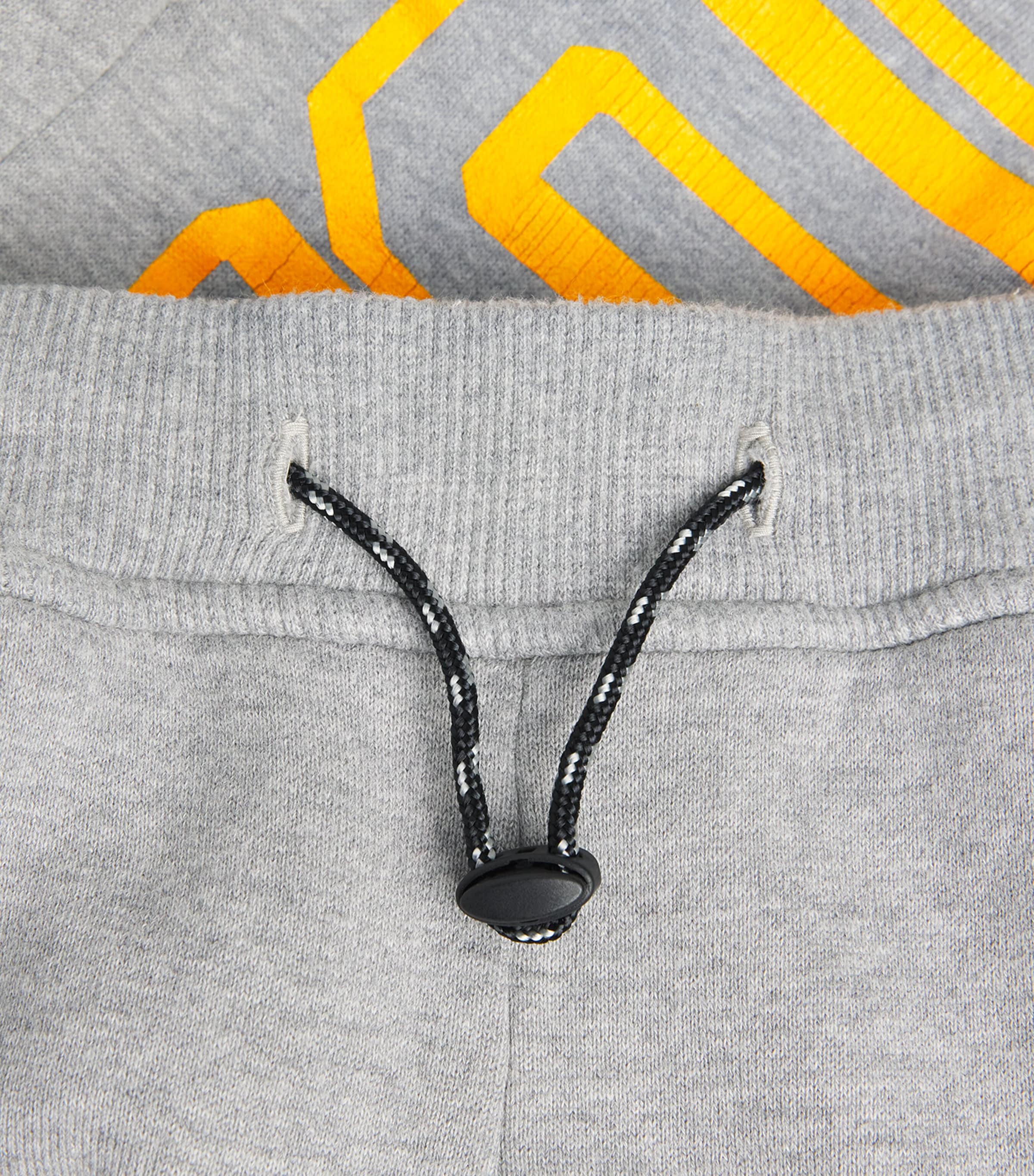 Graphic Straight Sweatpants GRAY Image 5