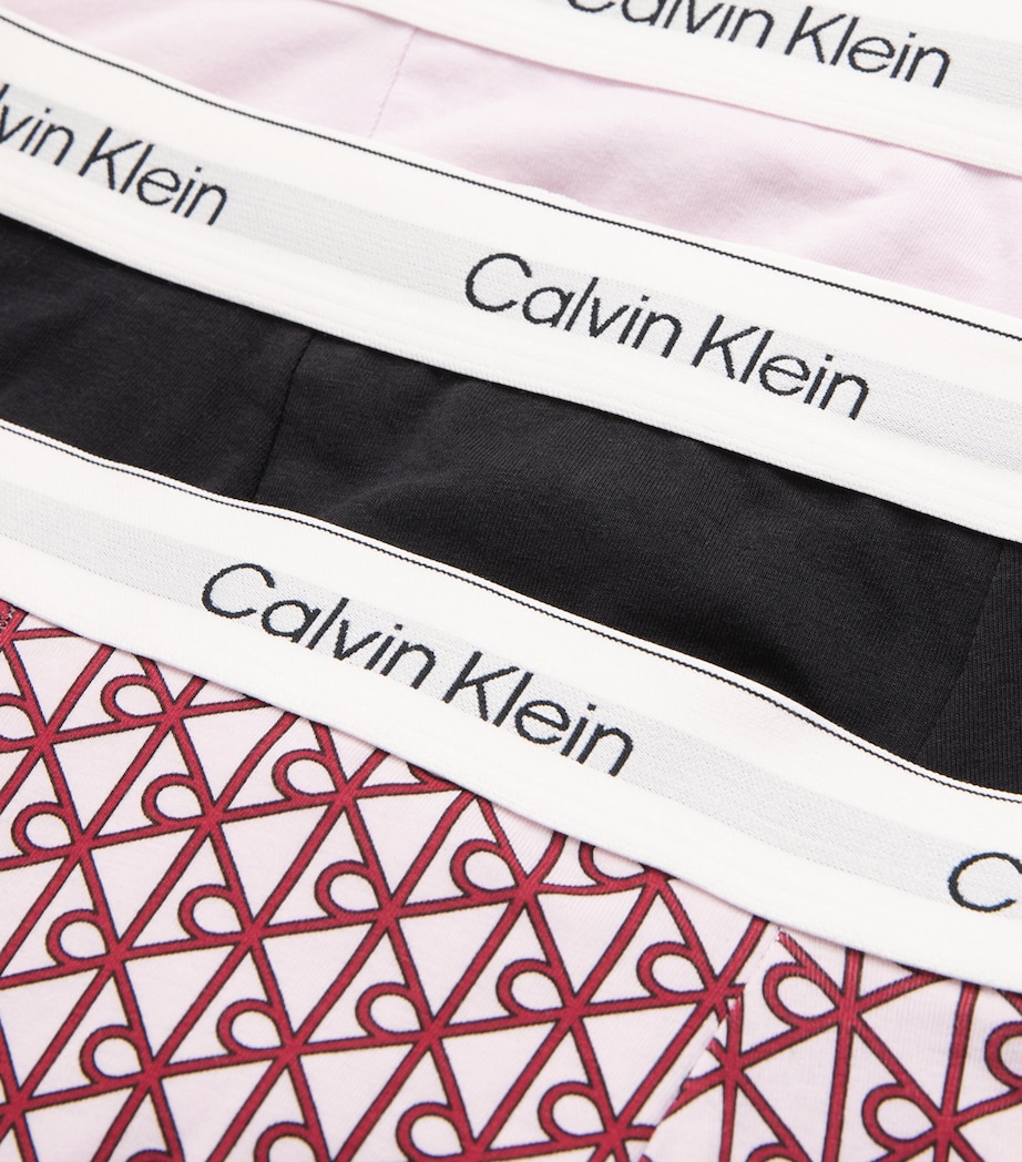 Cotton Stretch Icon Relaxed Icon Trunks (Pack of 3) BLACK/BIJOU MODERN Image 5