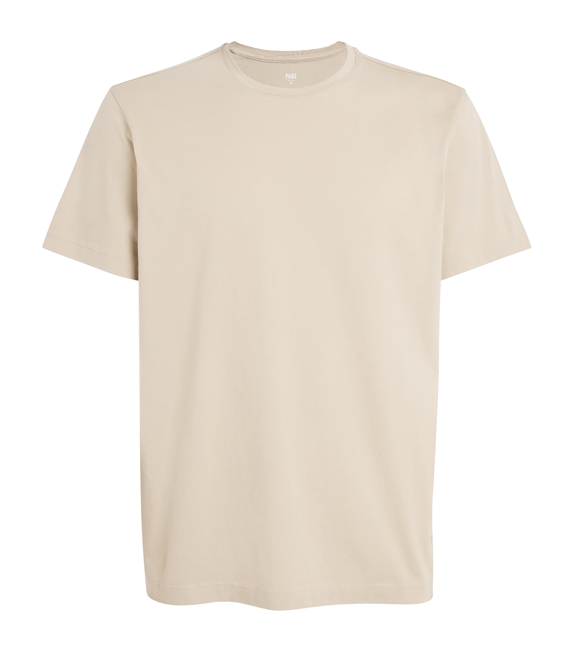 PAIGE Mens Pima Cotton Sorden T-Shirt Natural Image 1
