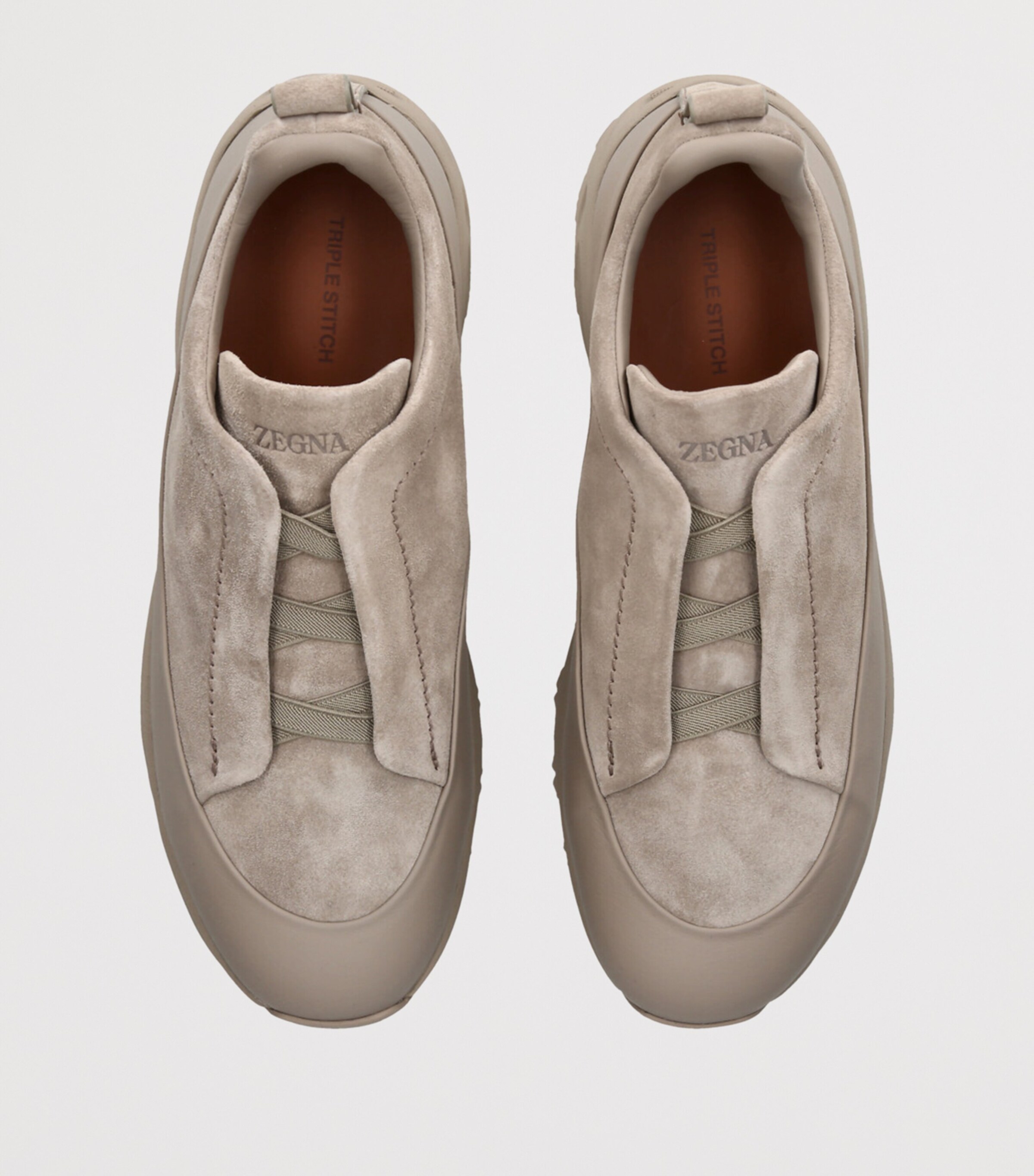 Zegna Suede Monte Sneakers Beige Image 4