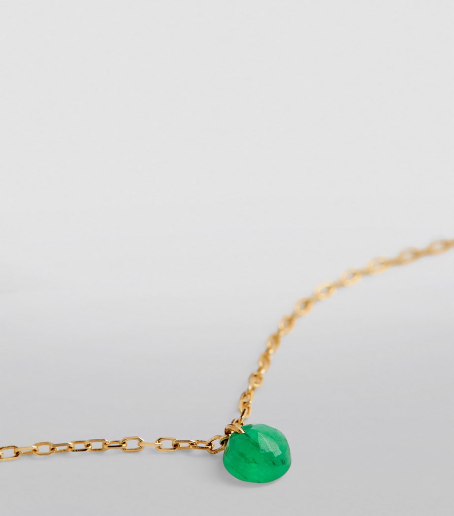 Yellow Gold and Emerald Hang Up Bracelet GOLD Image 3
