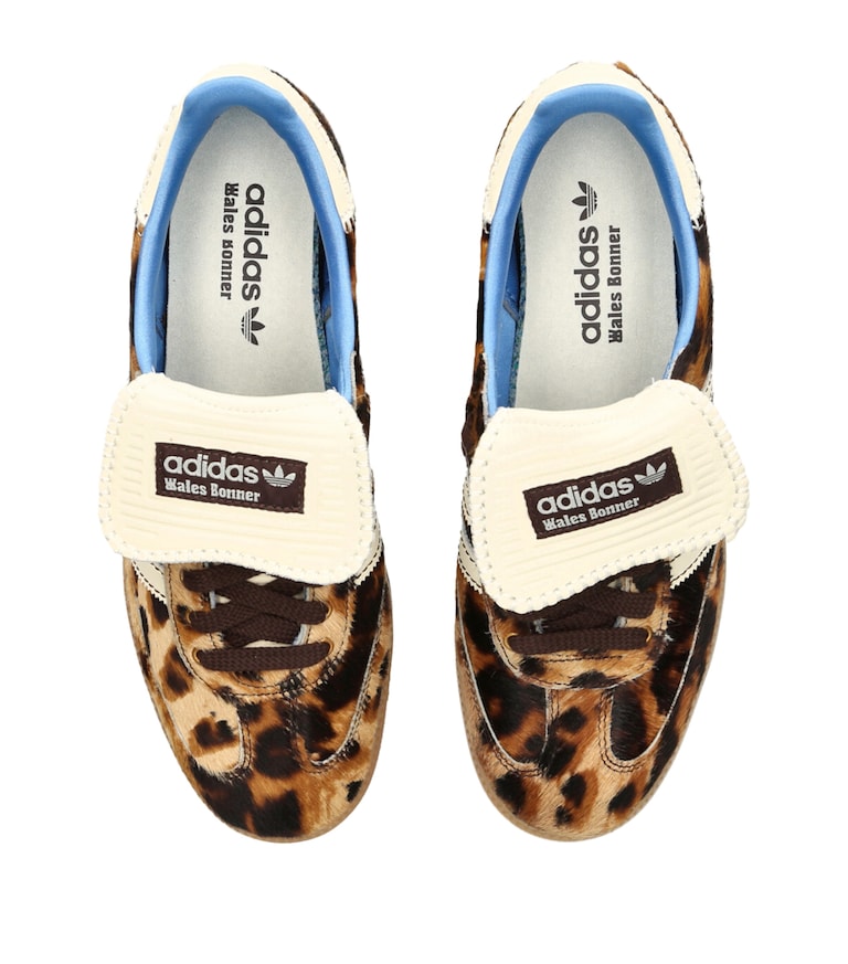 adidas Brown x Wales Bonner Leopard Print Samba Sneakers | Harrods UK