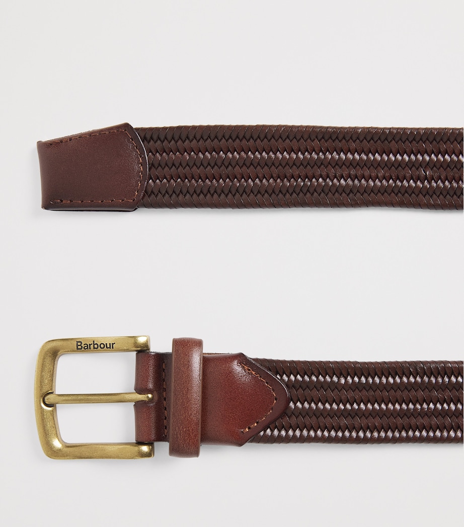 Barbour Leather Stretch Belt Image 3