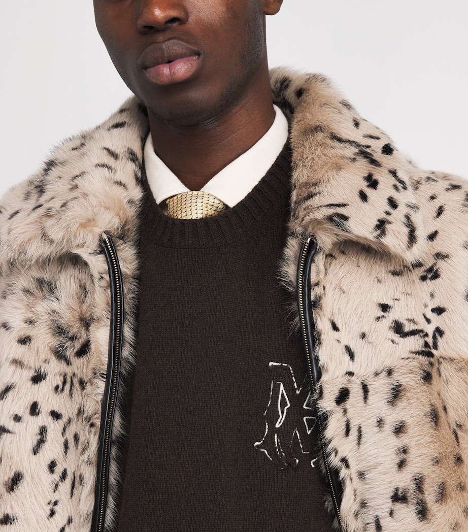 Wool Logo Sweater DARK BROWN Image 6