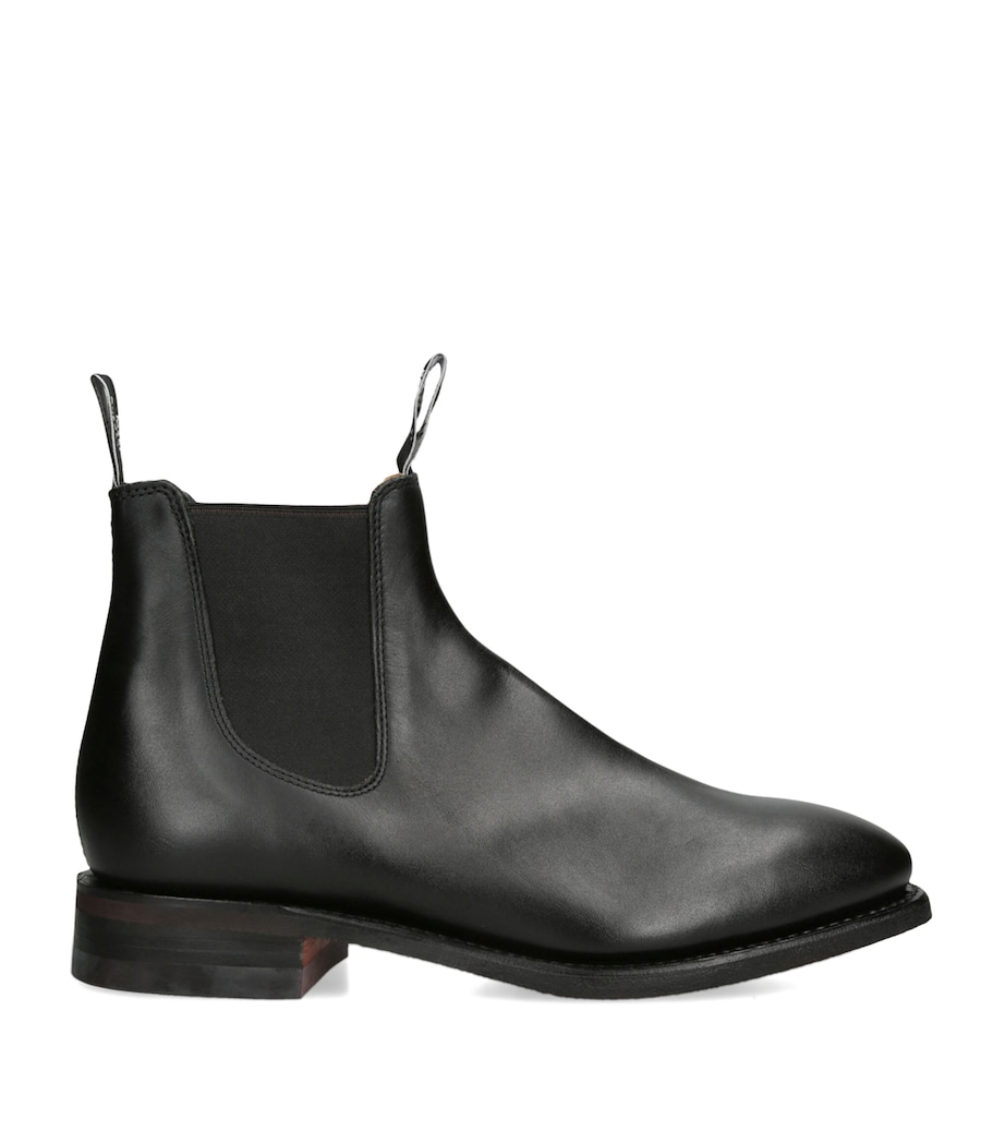 Leather Ankle Boots BLACK Image 1