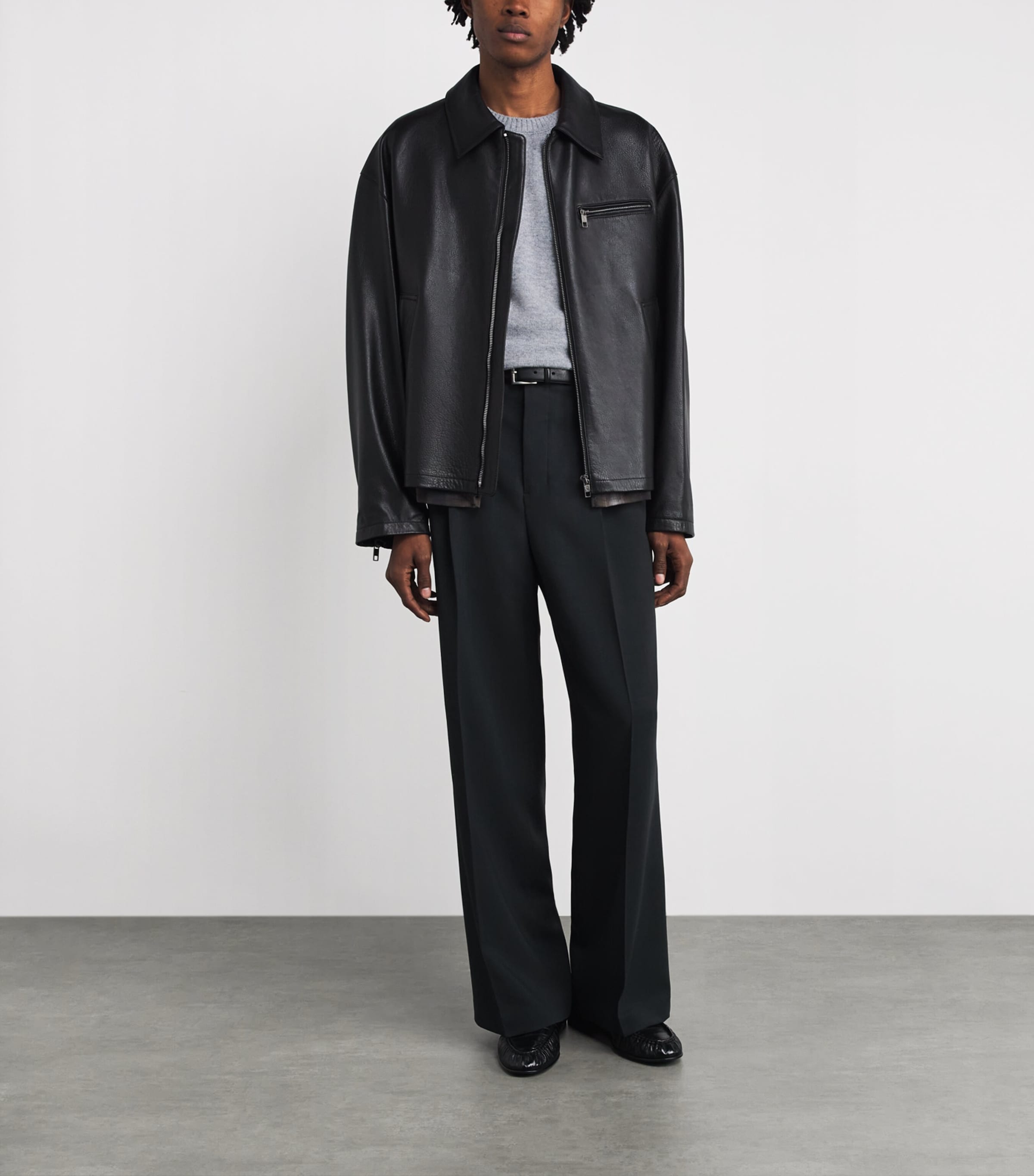 Cashmere-Wool Sweater STONE Image 2