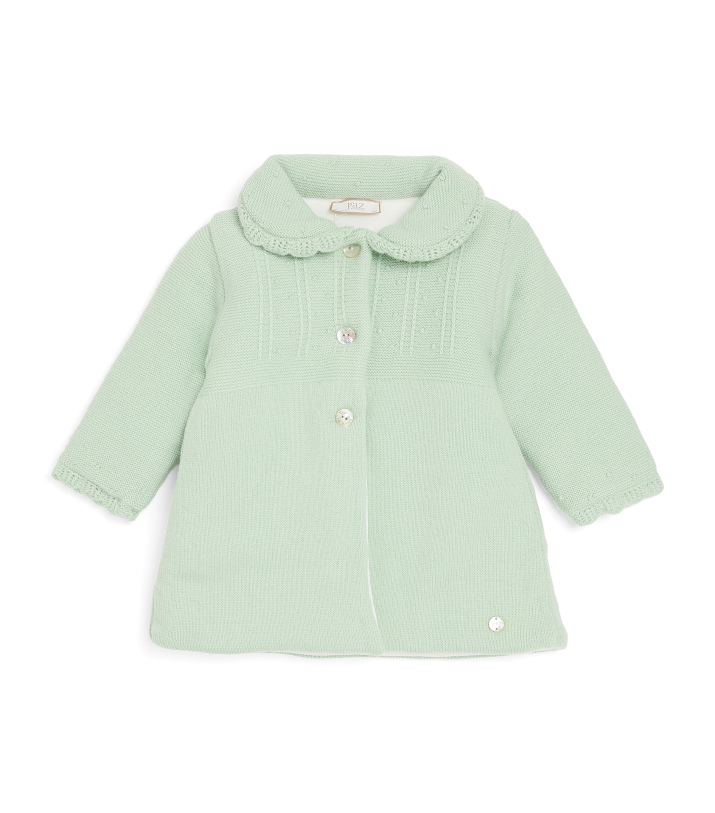 Paz Rodriguez Merino Wool Knitted Coat (12 Months) Image 1