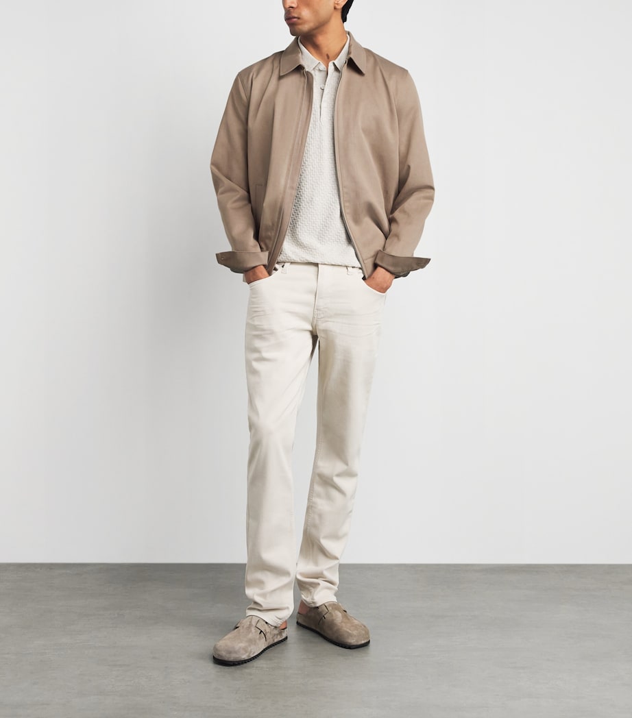 PAIGE Mens Cotton-Blend Renehen Jacket Warm Birch Image 2