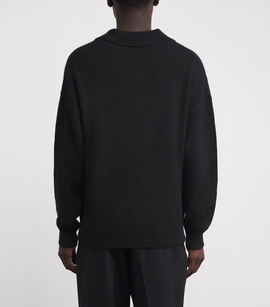 Atticus Knit Sweatshirt 11 - NAVY Image 4