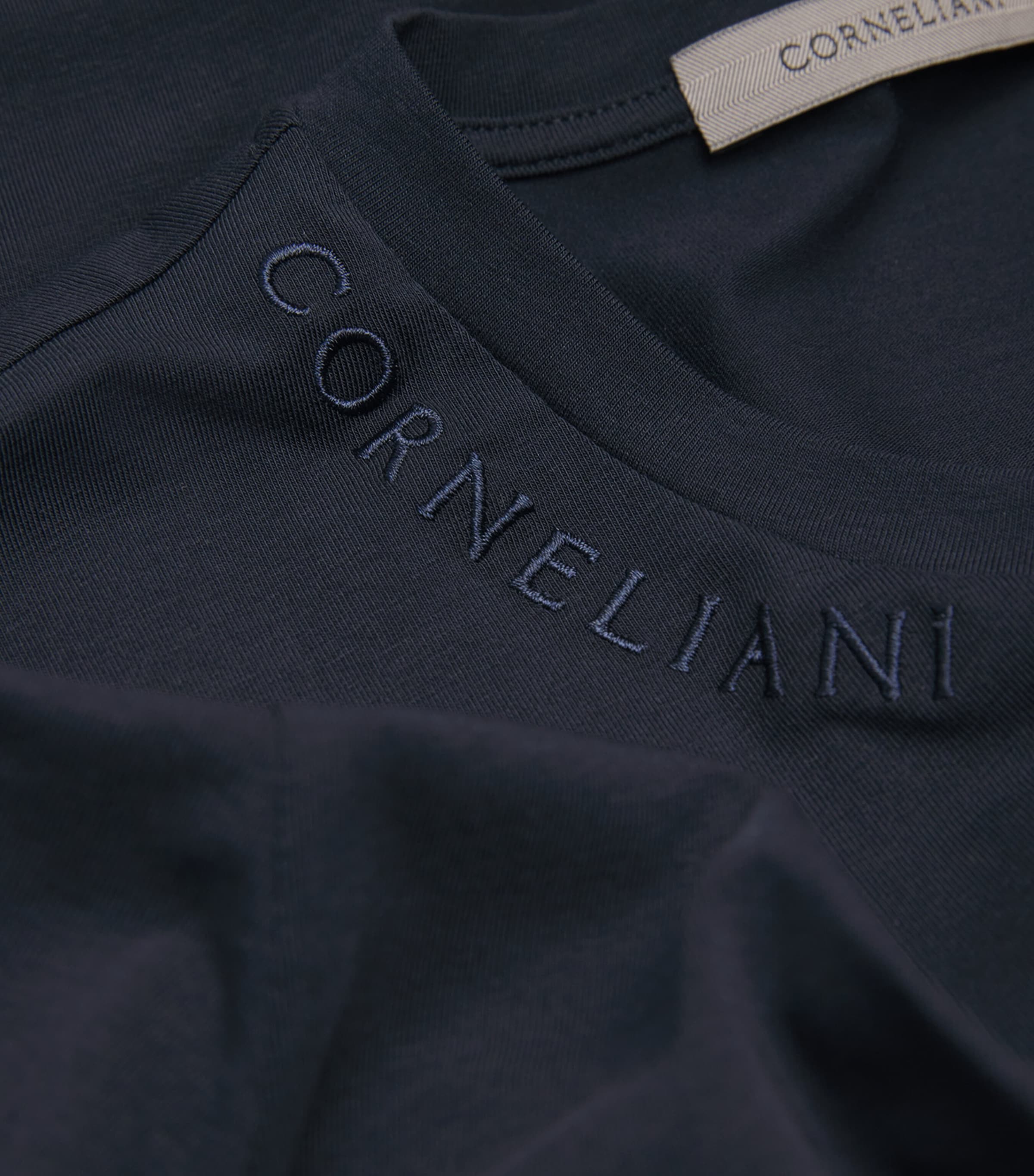 Cotton Short-Sleeve T-Shirt 1 NAVY/ BLUE Image 5