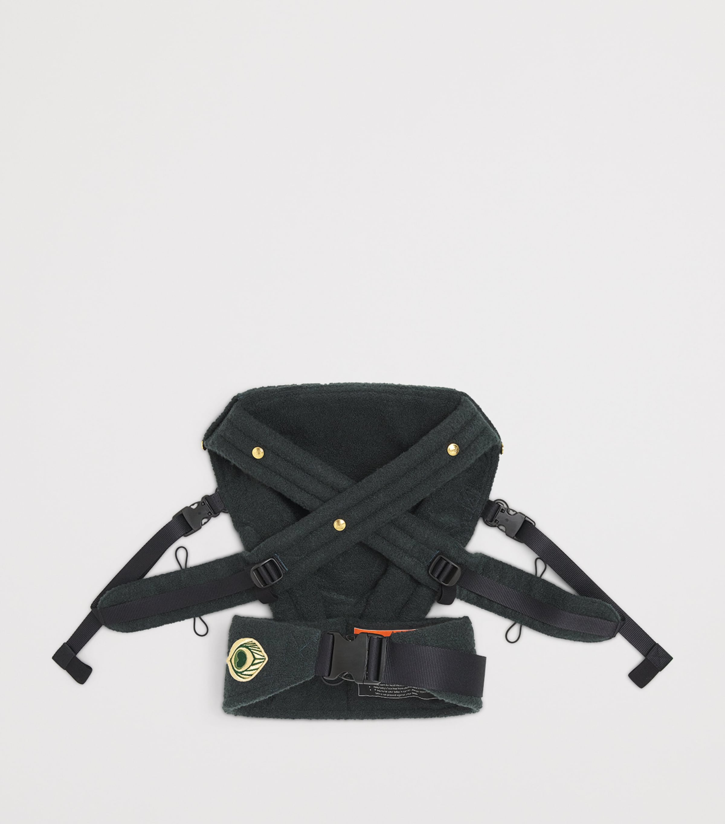 Organic Cotton-Cashmere-Silk Zeitgeist Baby Carrier GREEN Image 2