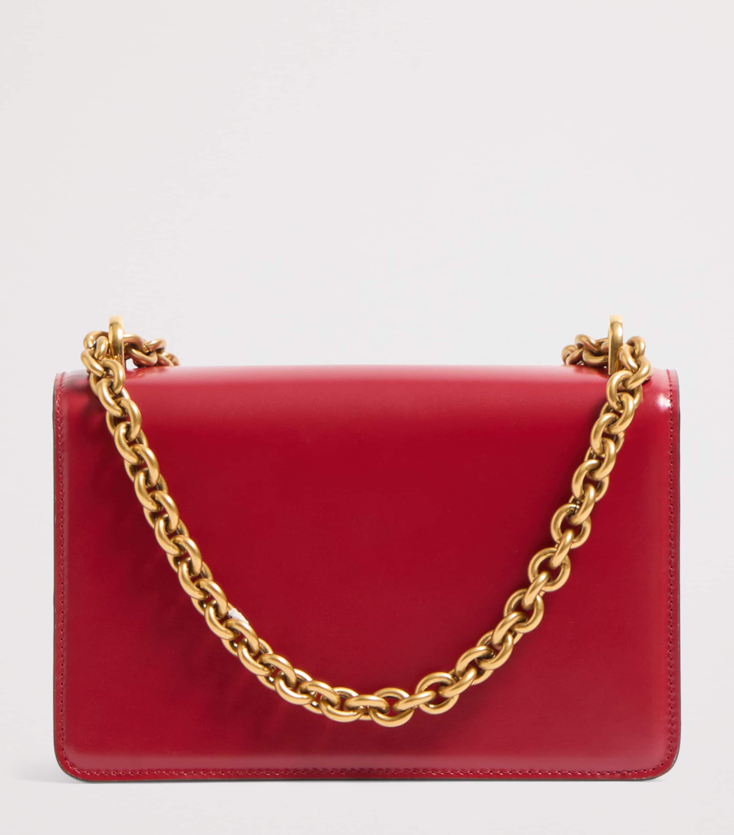 Valentino Garavani Small Leather Vain Shoulder Bag | Harrods US