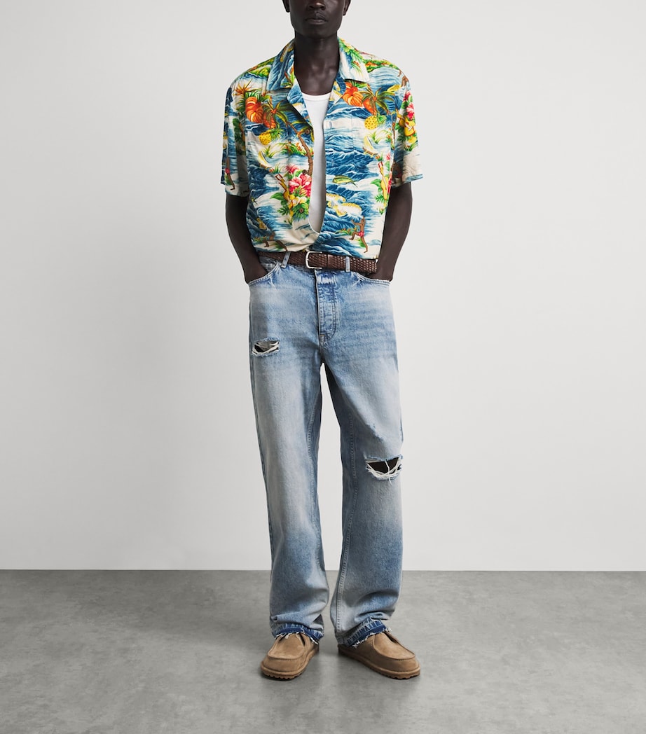 Cherry Los Angeles Mens Hawaiian Vacation Shirt Image 2