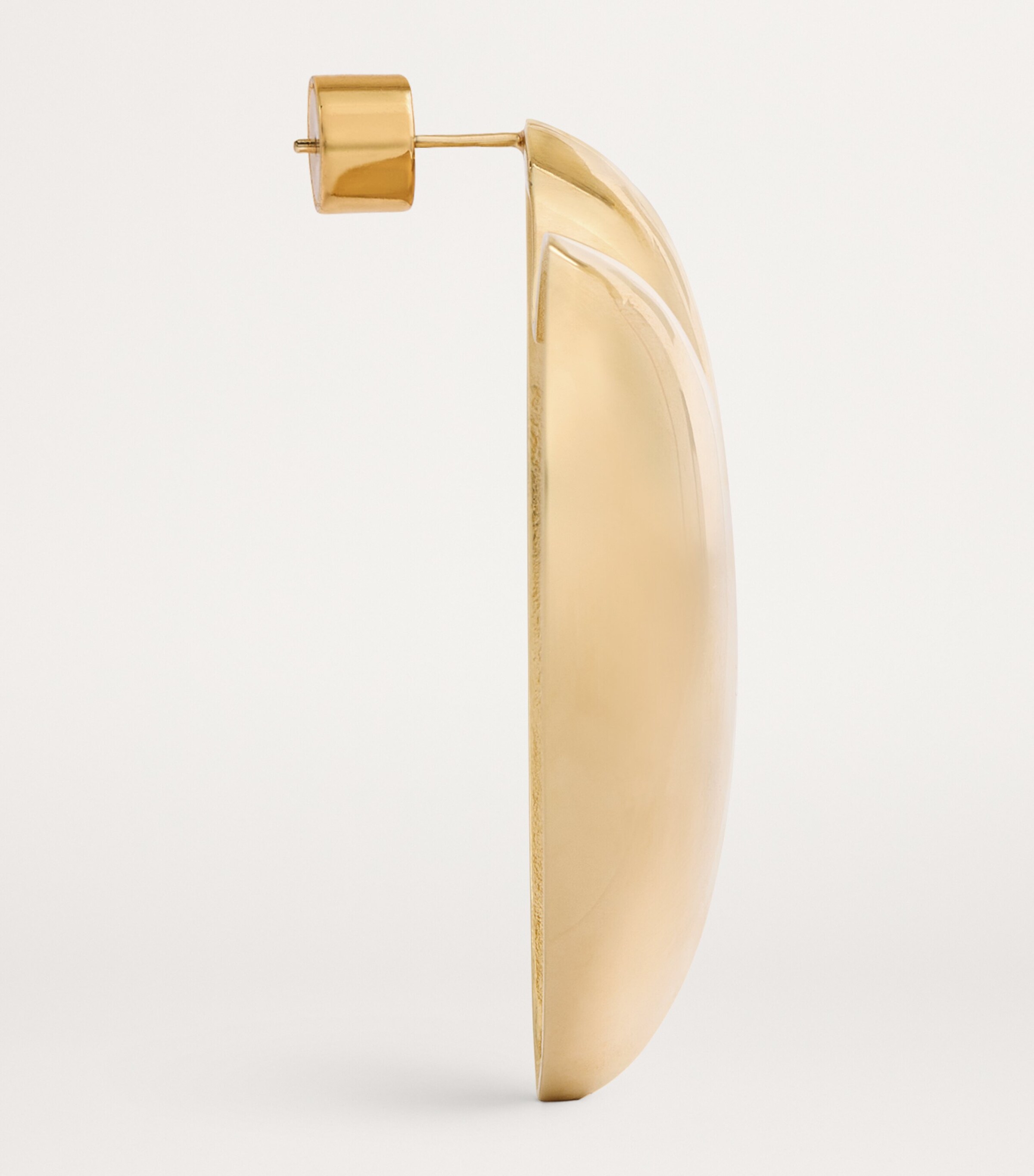 Jennifer Fisher Yellow Gold-Plated Puffy Heart Earrings Yellow Gold Image 4