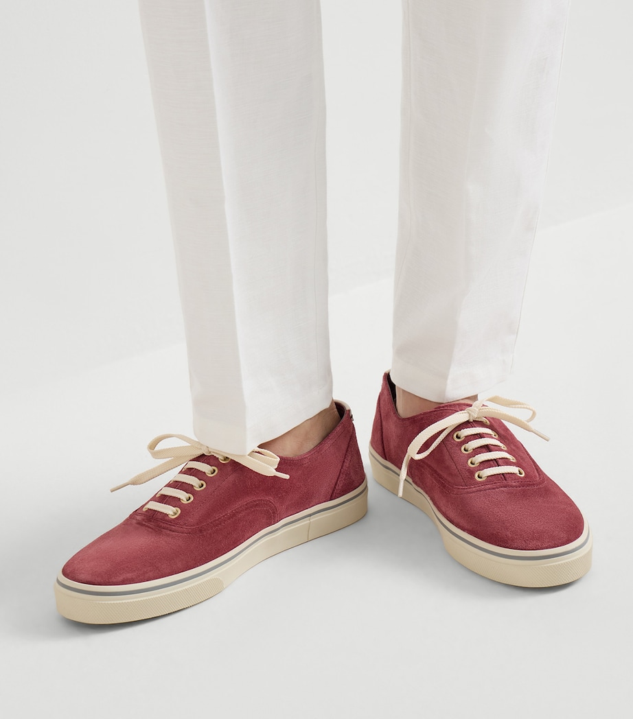 Brunello Cucinelli Suede Low-Top Sneakers Image 4