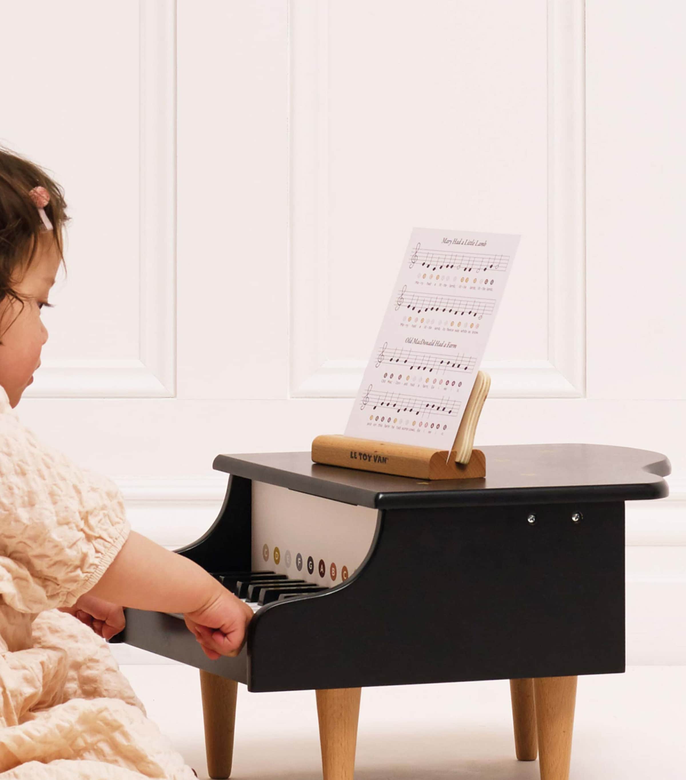 Wooden Grand Piano Toy MULTI Image 2