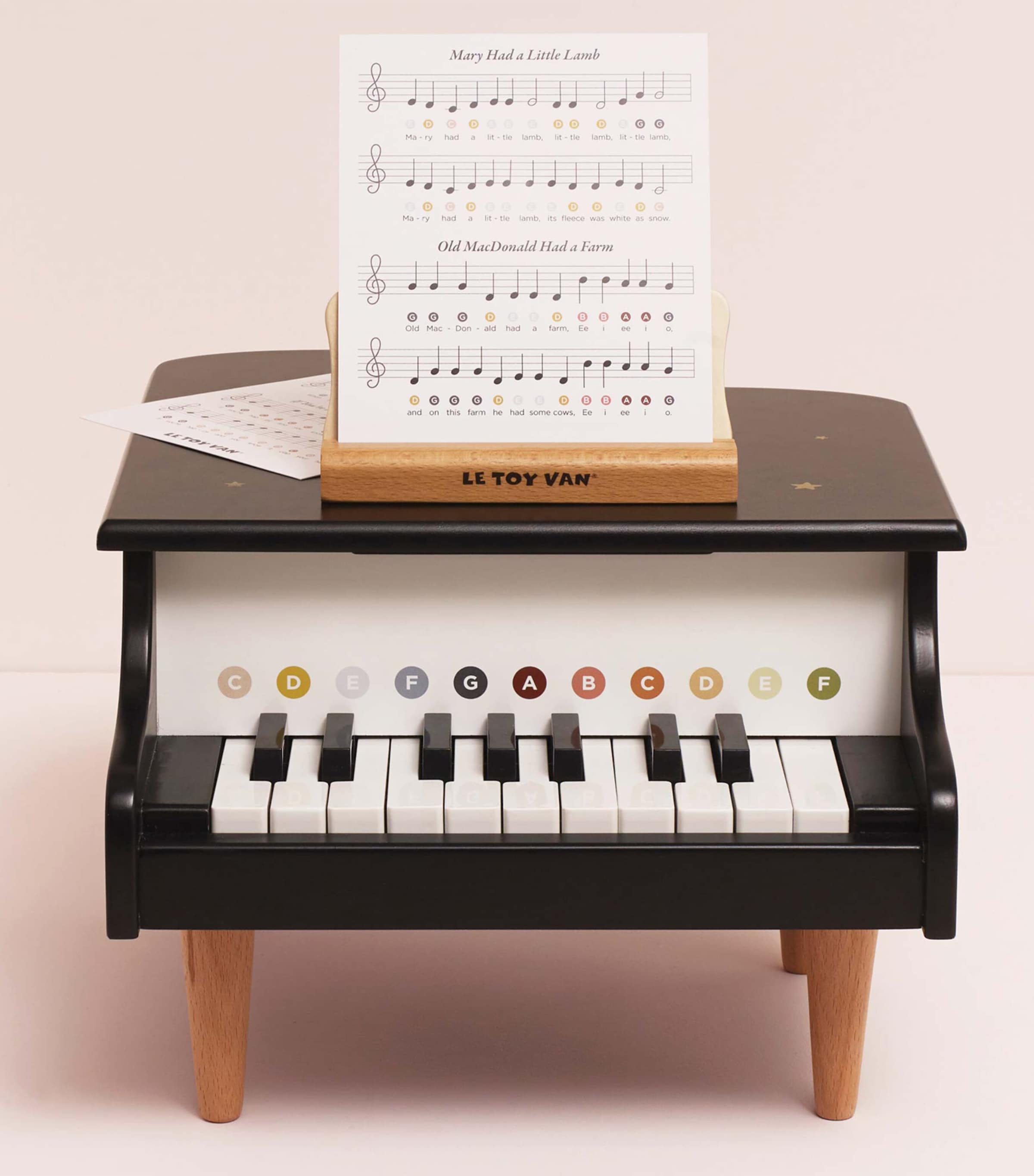 Wooden Grand Piano Toy MULTI Image 3