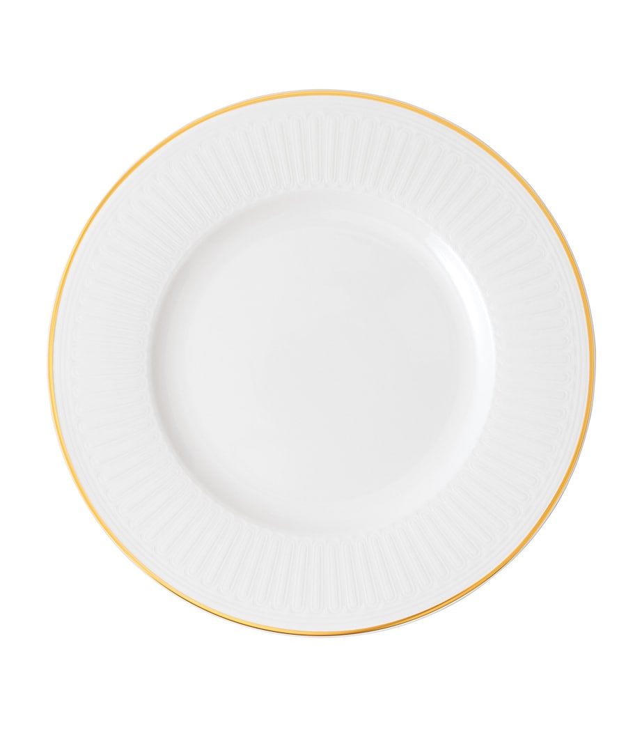Bone Porcelain Château Septfontaines Salad Plate (22.5cm) WHITE Image 1
