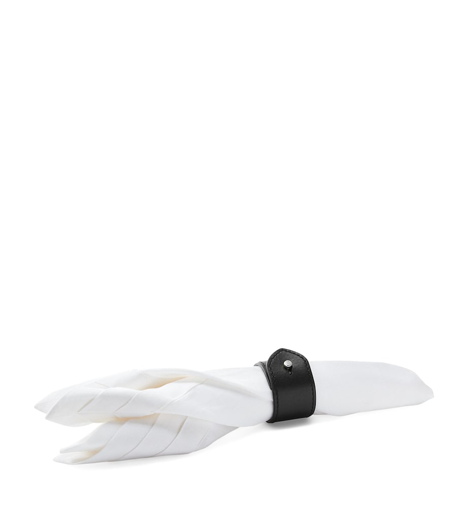 Wyatt Napkin Rings (Set of 4) BLACK Image 2