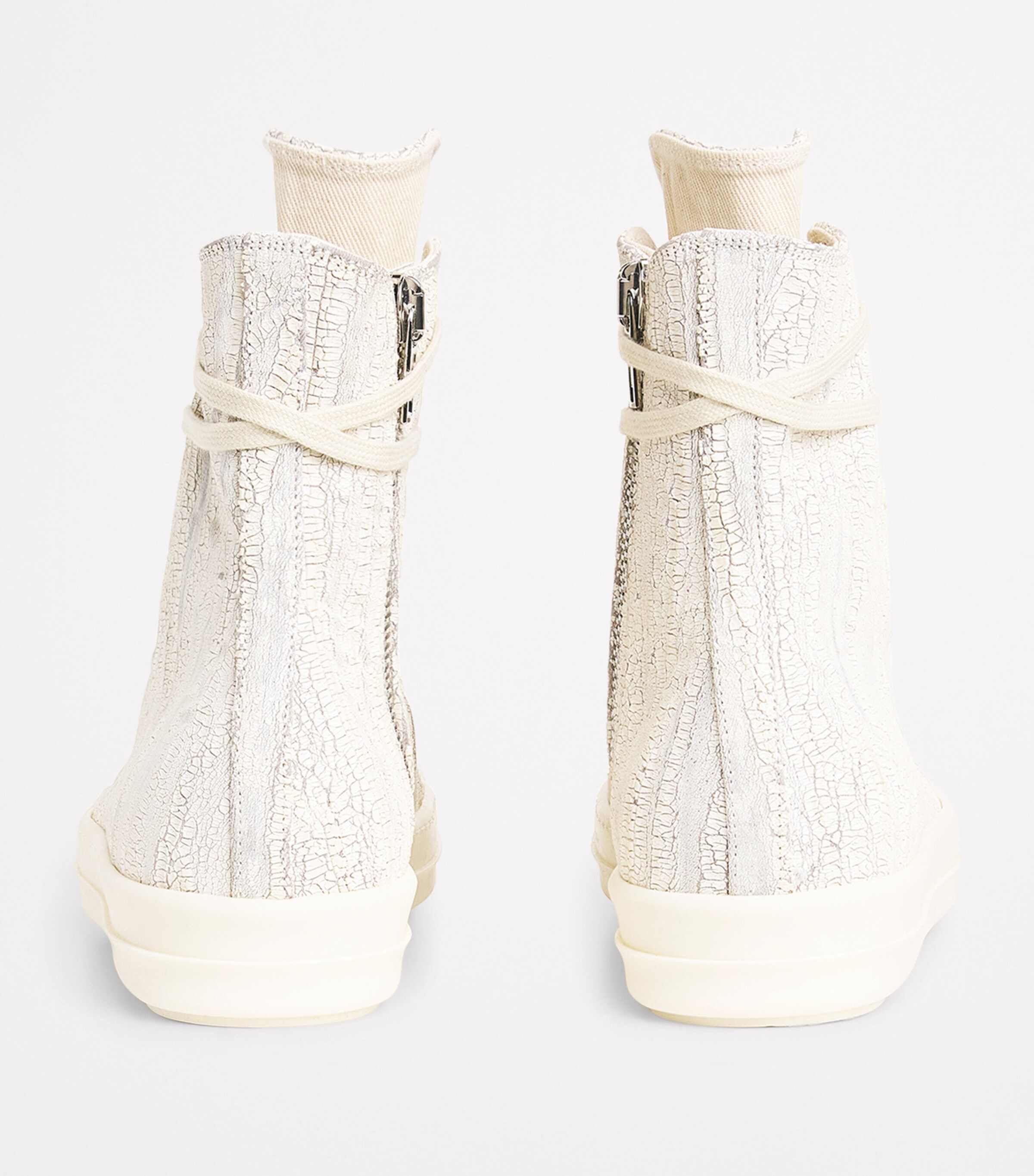 Drkshdw High-Top Sneakers 1111/MILK/MILK/MILK Image 4