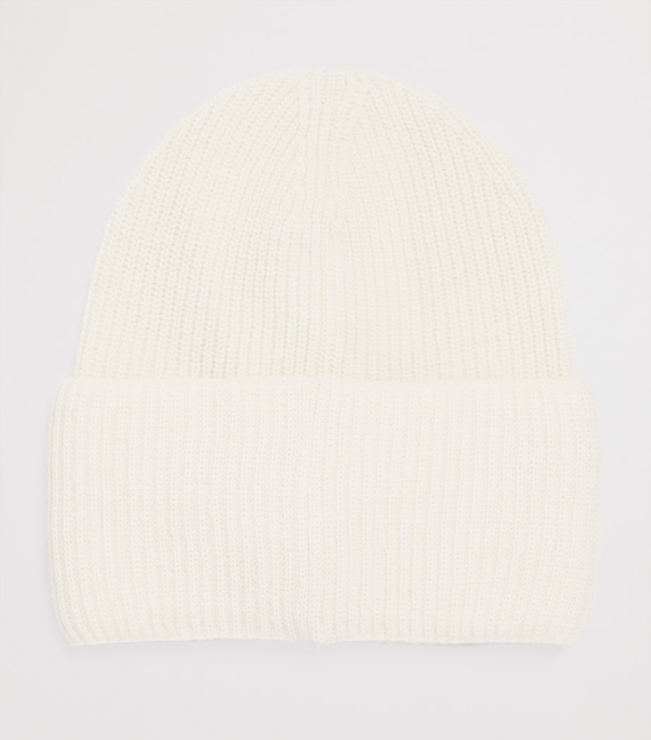 Virgin Wool Ribbed Beanie 35 Image 2