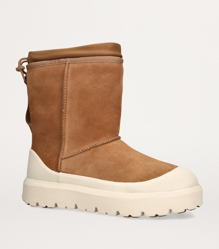 UGG Mens Suede Short Weather Hybrid Boots Tan Comb Image 4
