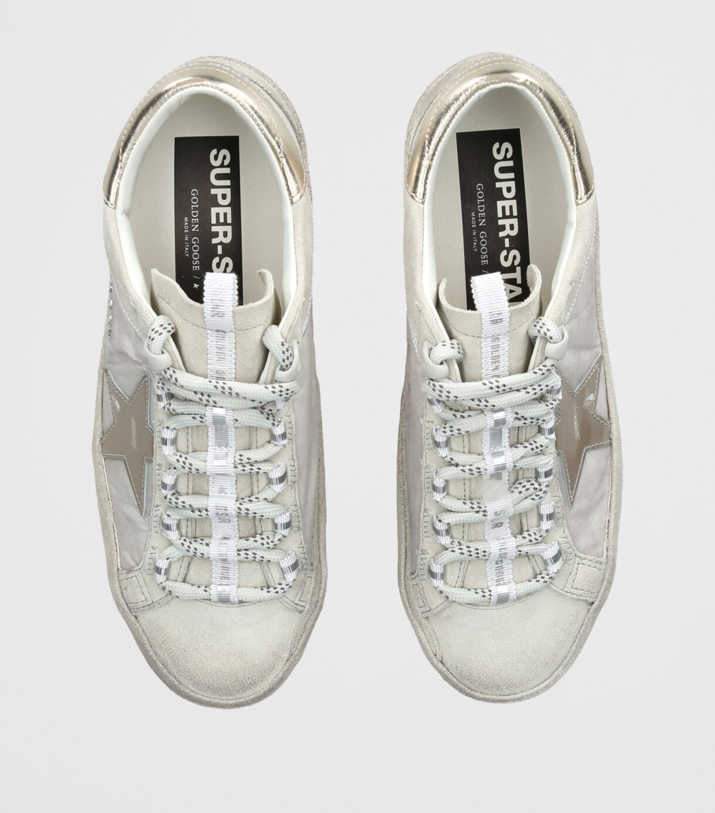 Golden Goose Suede Super-Star Ski Sneakers Grey/light Image 4