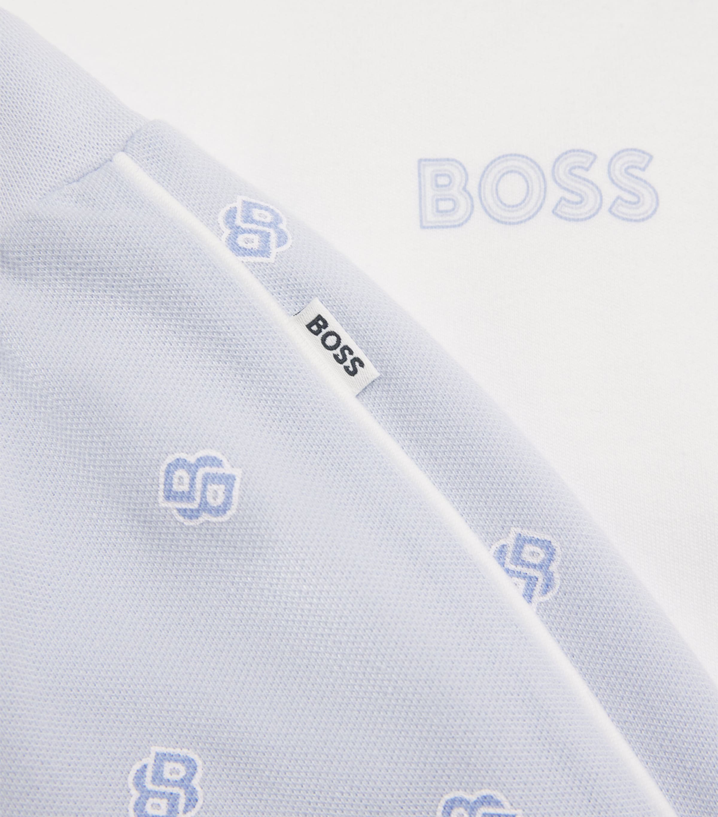 BOSS Kidswear Logo T-Shirt and Shorts Set (1-18 Months) White Image 5
