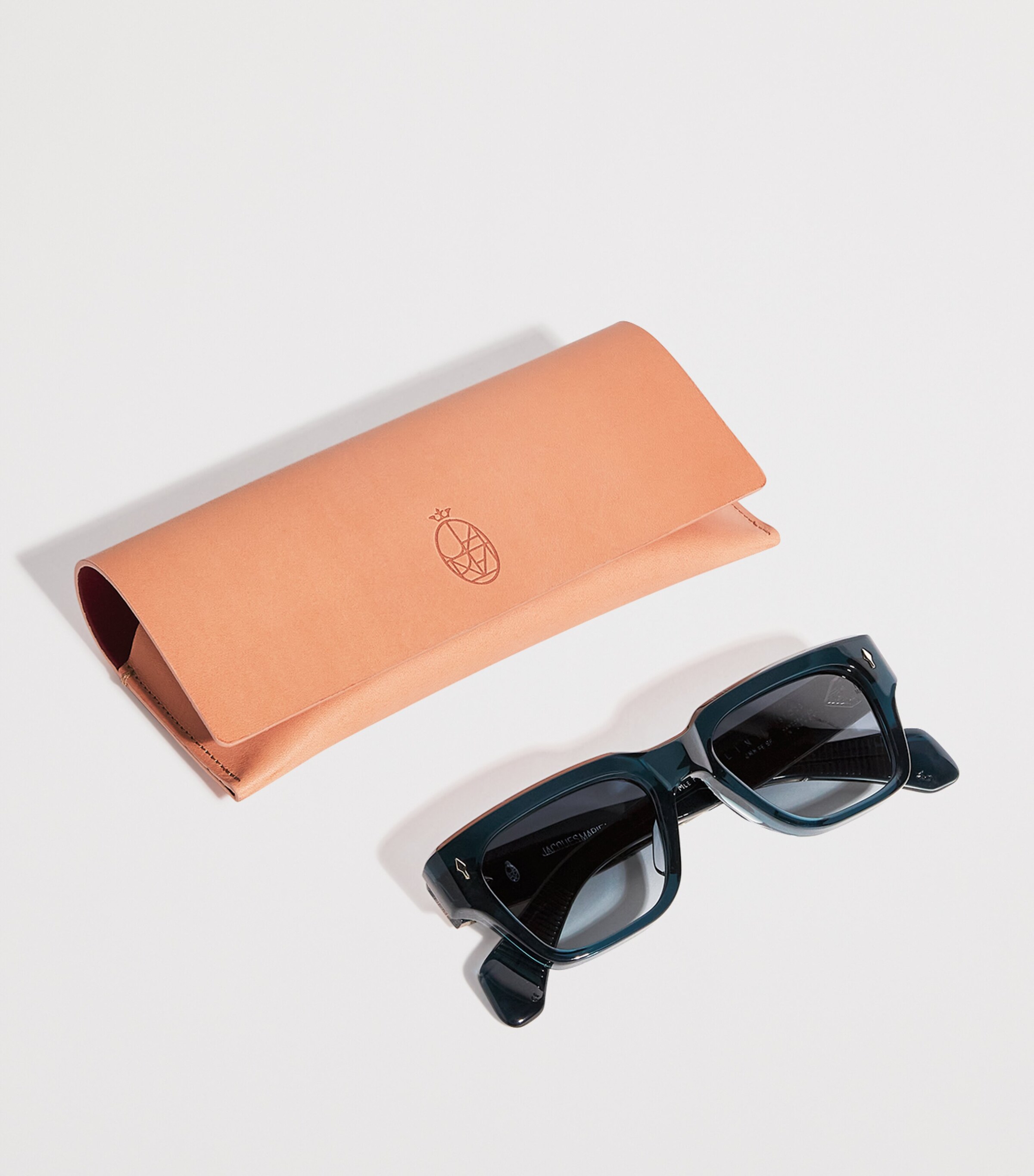 Acetate Fellini Sunglasses 9F-INDIGO Image 4