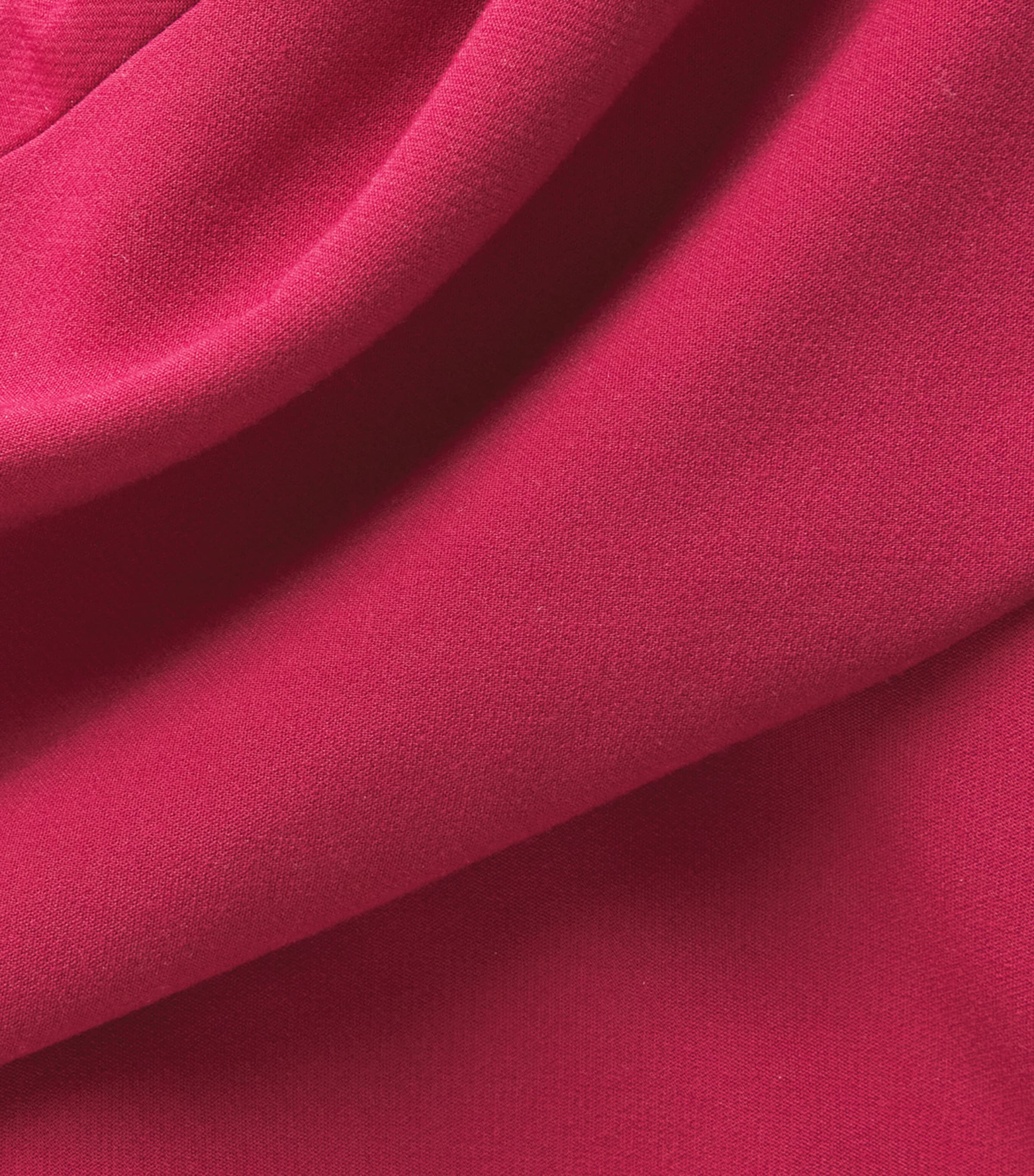 Roland Mouret Womens Asymmetric Midi Dress Dark Pink Image 6