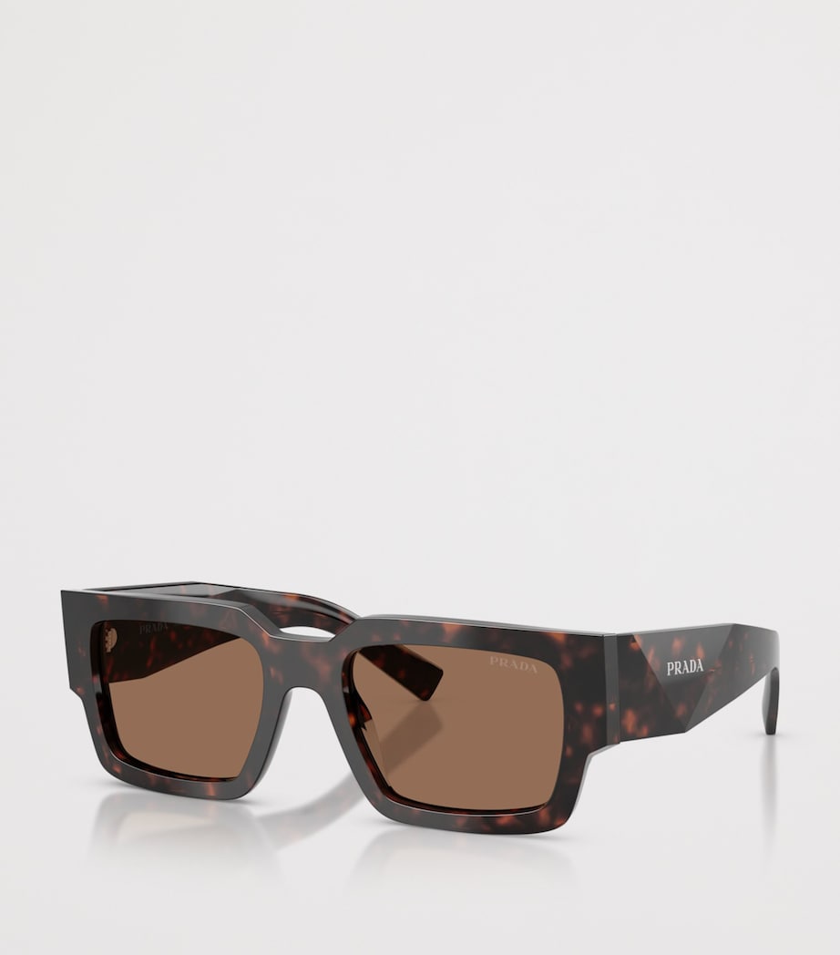 Acetate Rectangular Sunglasses 17N06B Image 2