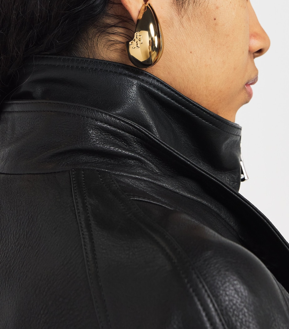 Wave Earrings LIGHT BRASS Image 5