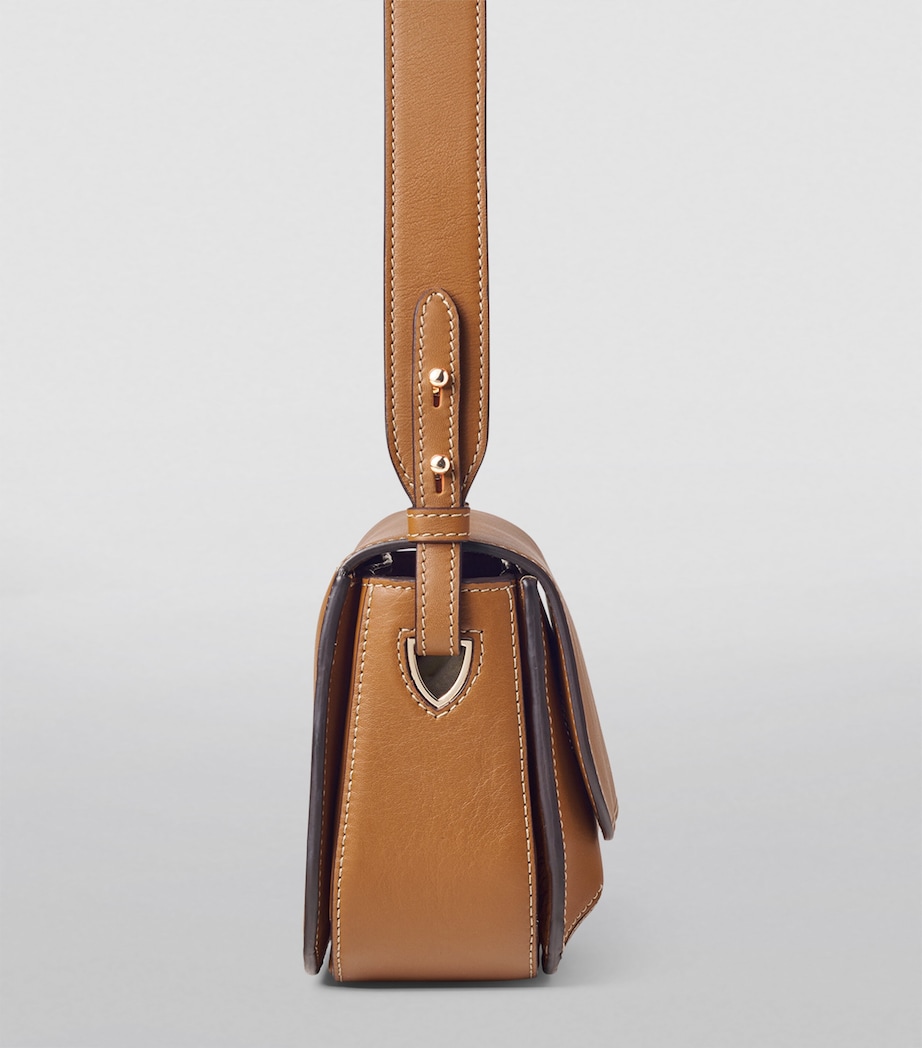 Leather Ella Cross-Body Bag TAN Image 5