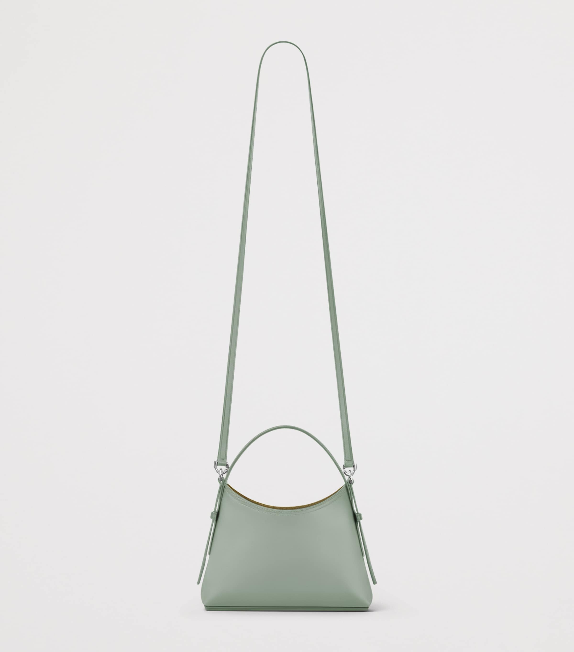 Nano Leather Voyou Cross-Body Bag GREYISH GREEN Image 3