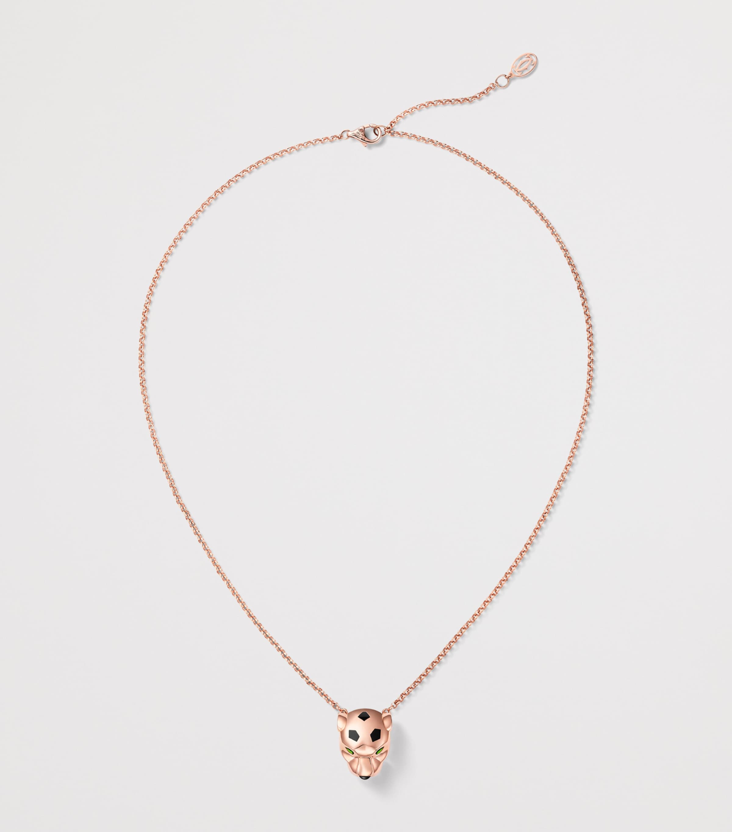 Cartier Rose Gold, Tsavorite and Onyx Panthère de Cartier Necklace Rose Gold Image 4