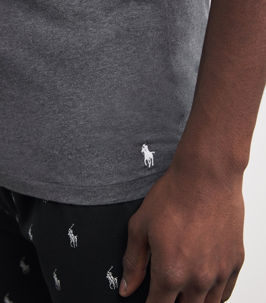 Cotton Undershirts (Pack of 3) 3PK STNWR GRY/BLACK Image 7