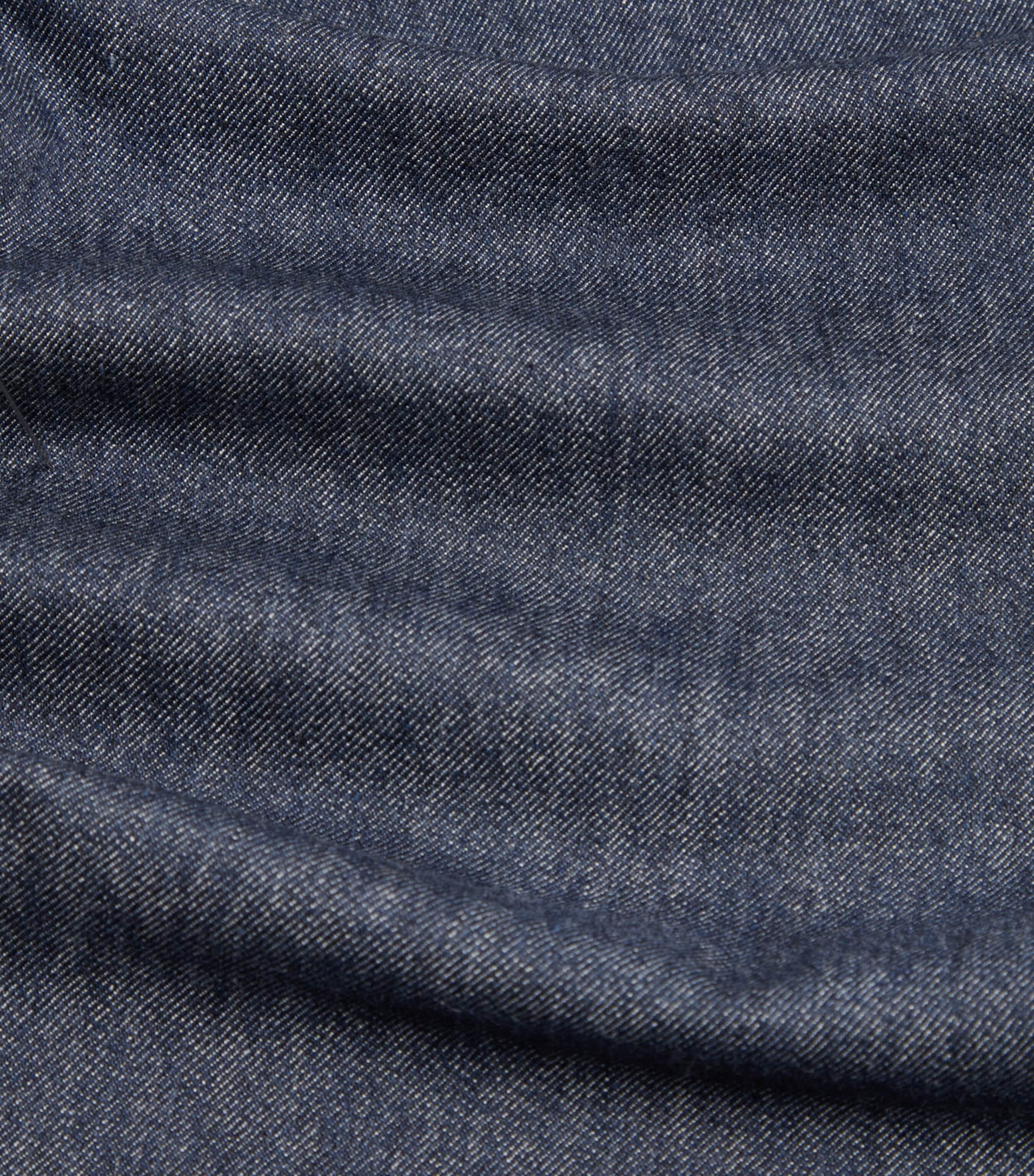 Wool-Blend Denim Trousers 408BLUE INDIGO Image 6