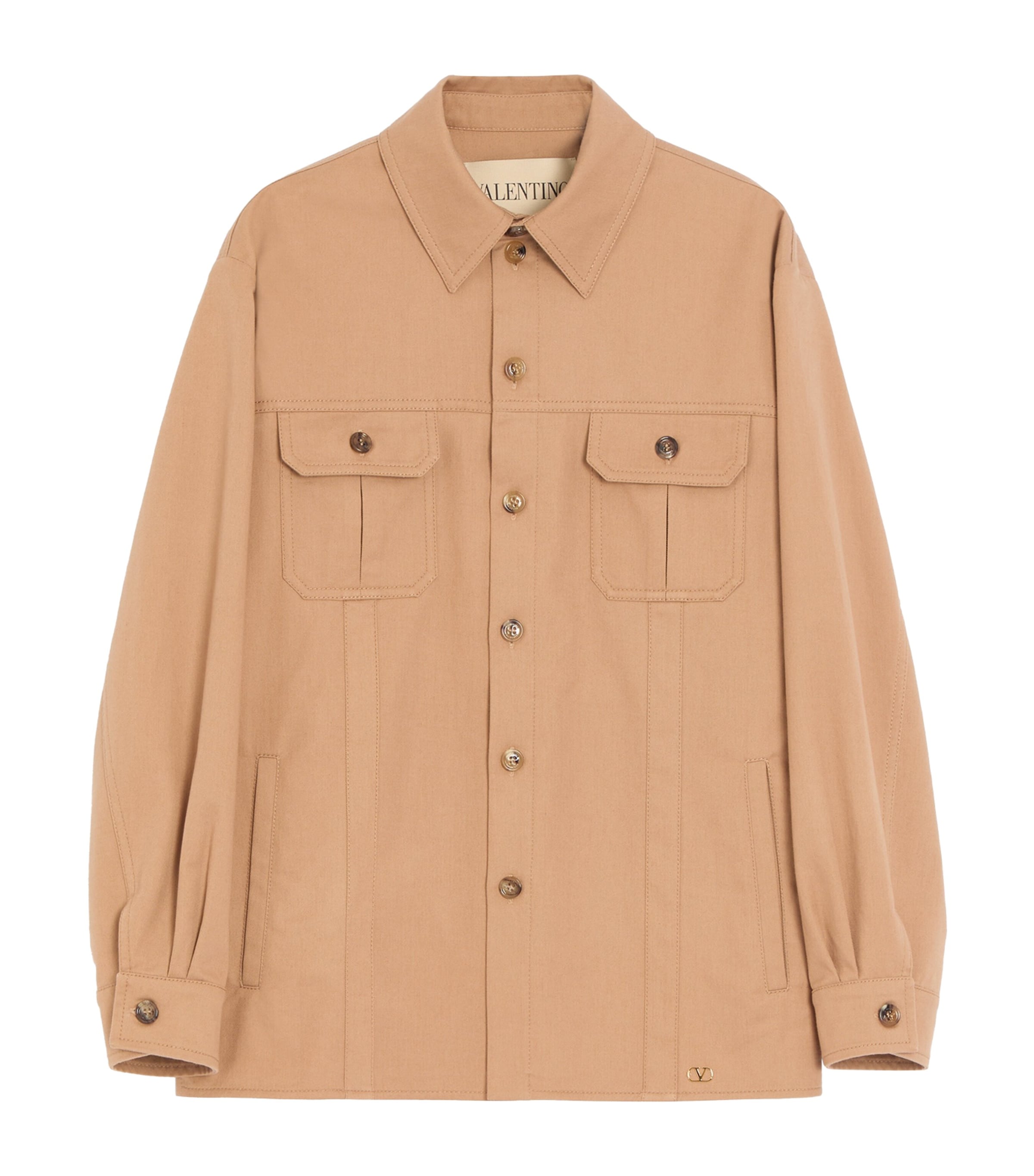 Valentino Garavani Mens Cotton Twin-Pocket Jacket Image 1